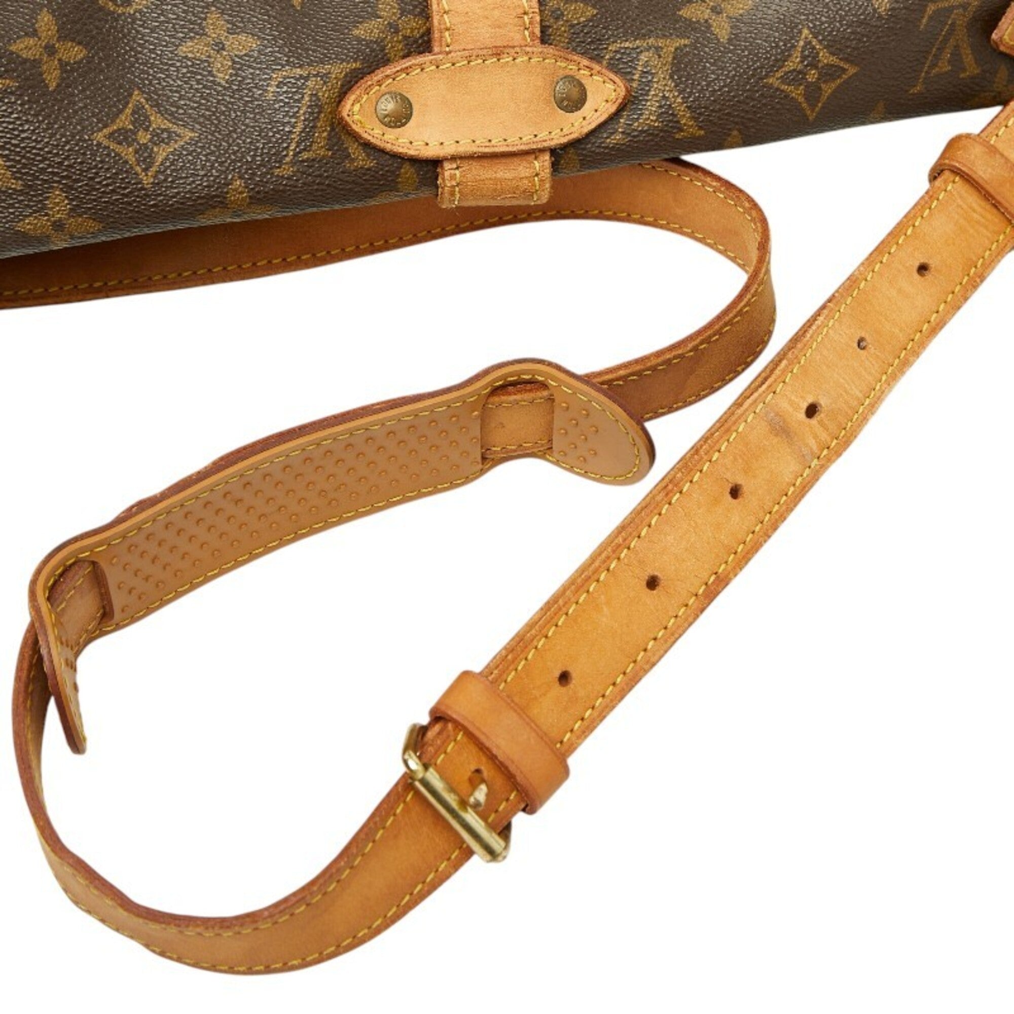 Louis Vuitton Brown Pvc Leather Shoulder Bag (Pre-Owned)