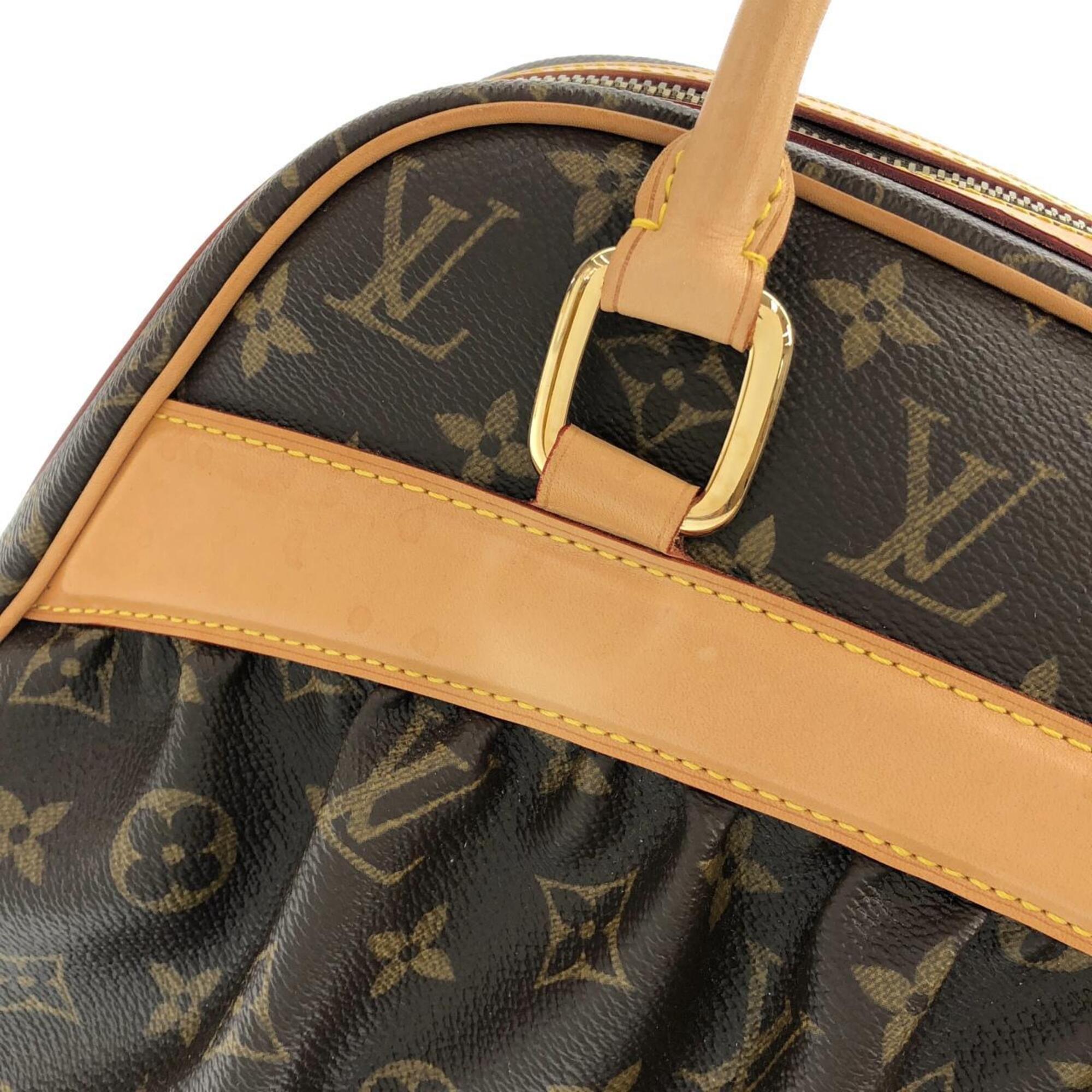 Louis Vuitton Monogram Marron Coated Canvas Handbag (Pre-Owned)