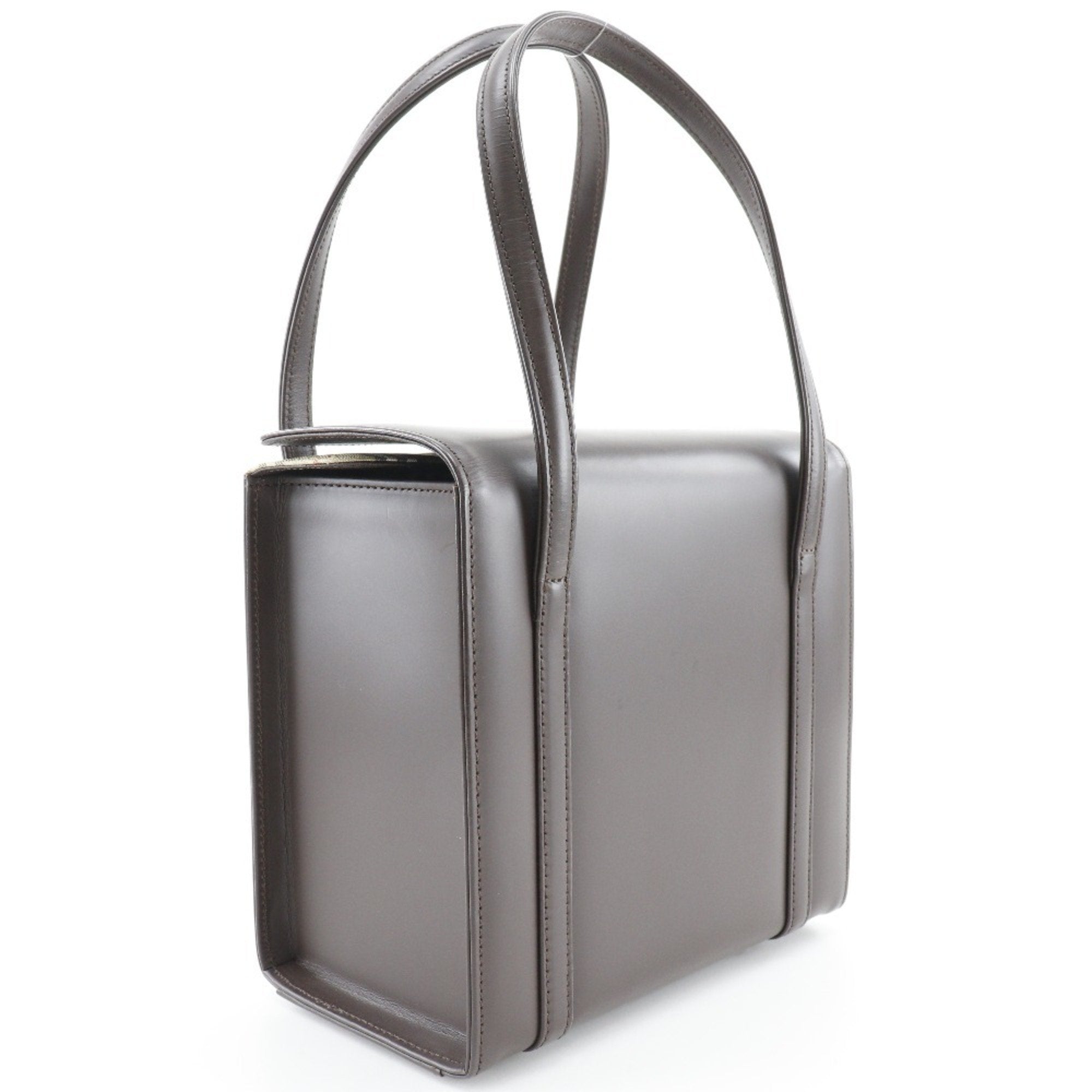 Burberry Brown Leather Handbag (Pre-Owned)