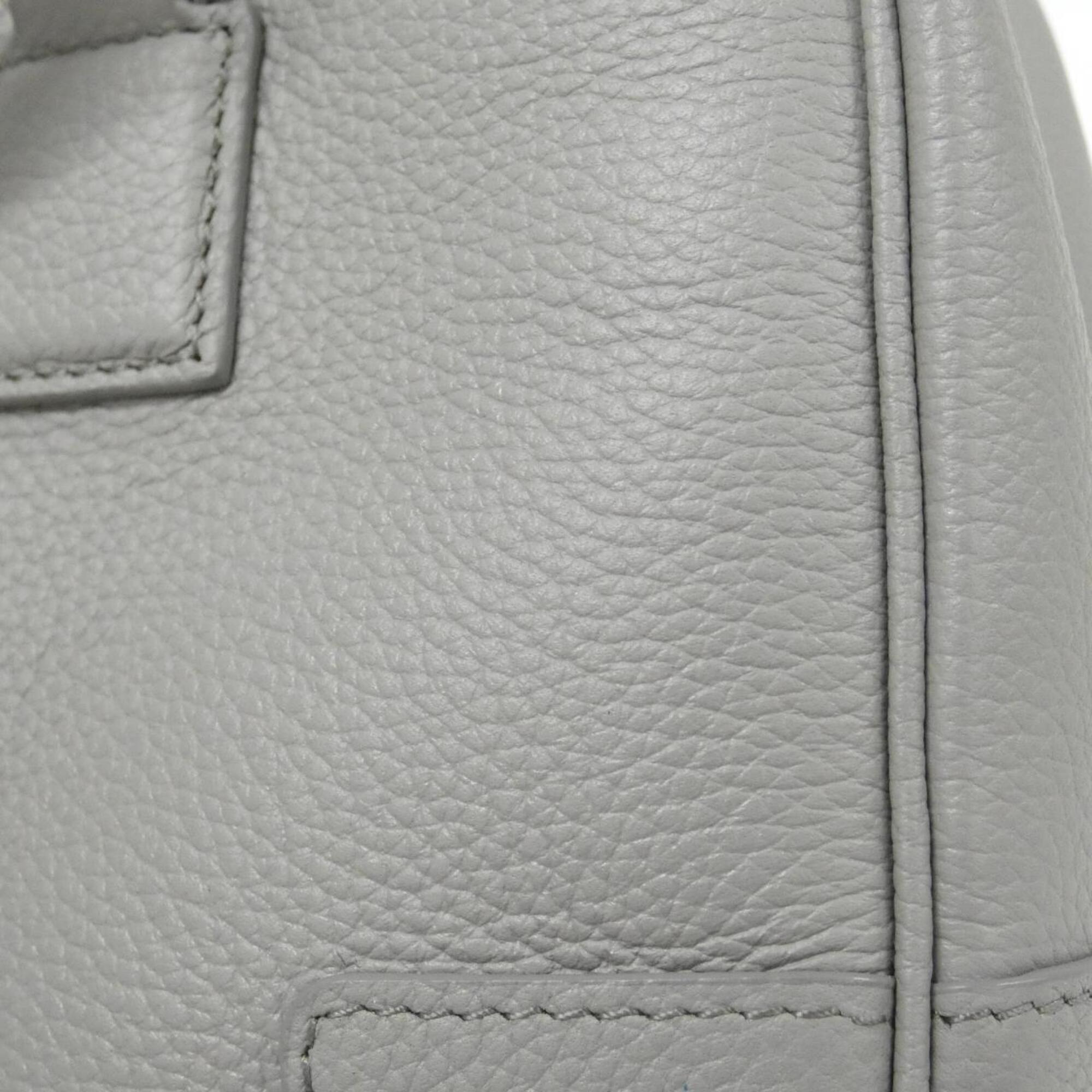 Loewe Gray Leather Handbag (Pre-Owned)