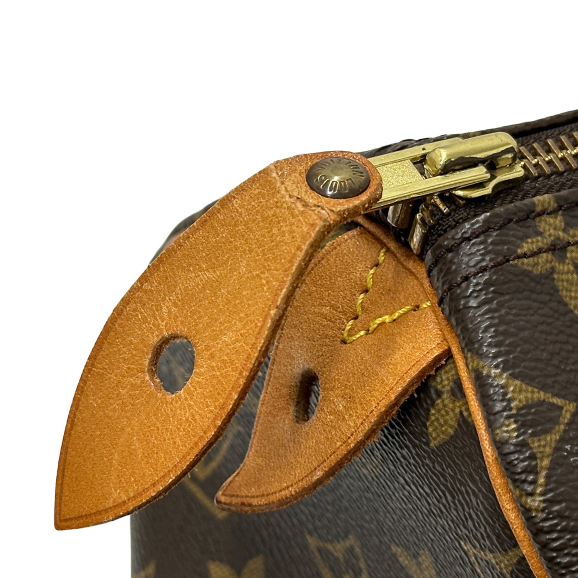 Louis Vuitton Brown Monogram Boston Bag Handbag (Pre-Owned)