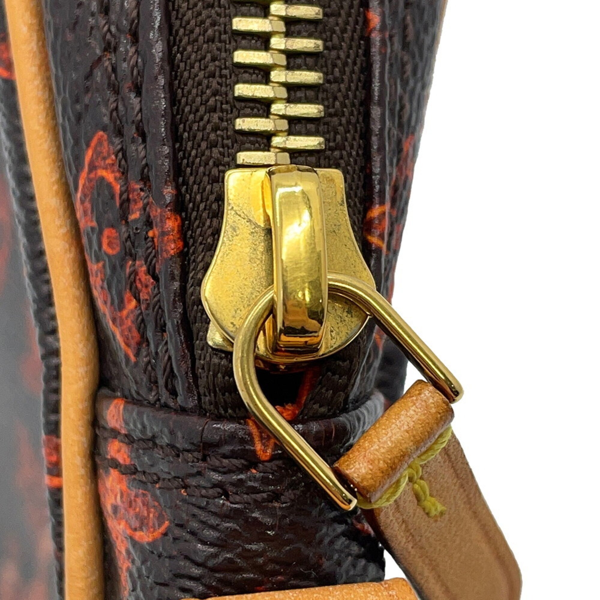 Louis Vuitton Monogram Brown Orange Monogram Handbag Shoulder Bag (Pre-Owned)