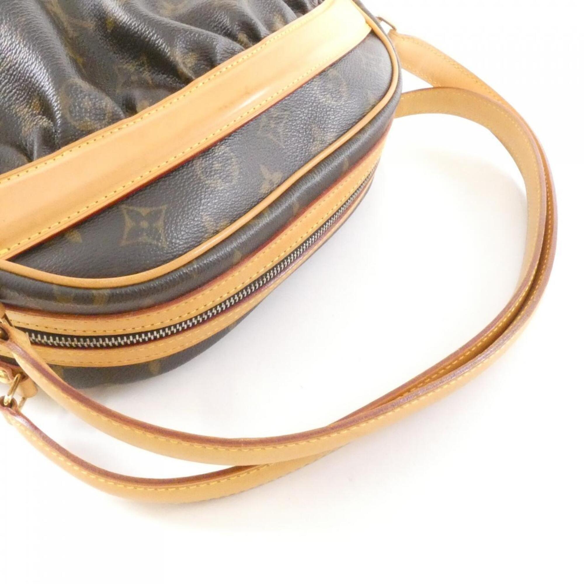 Louis Vuitton Marron Coated Canvas Shoulder Bag (Pre-Owned)