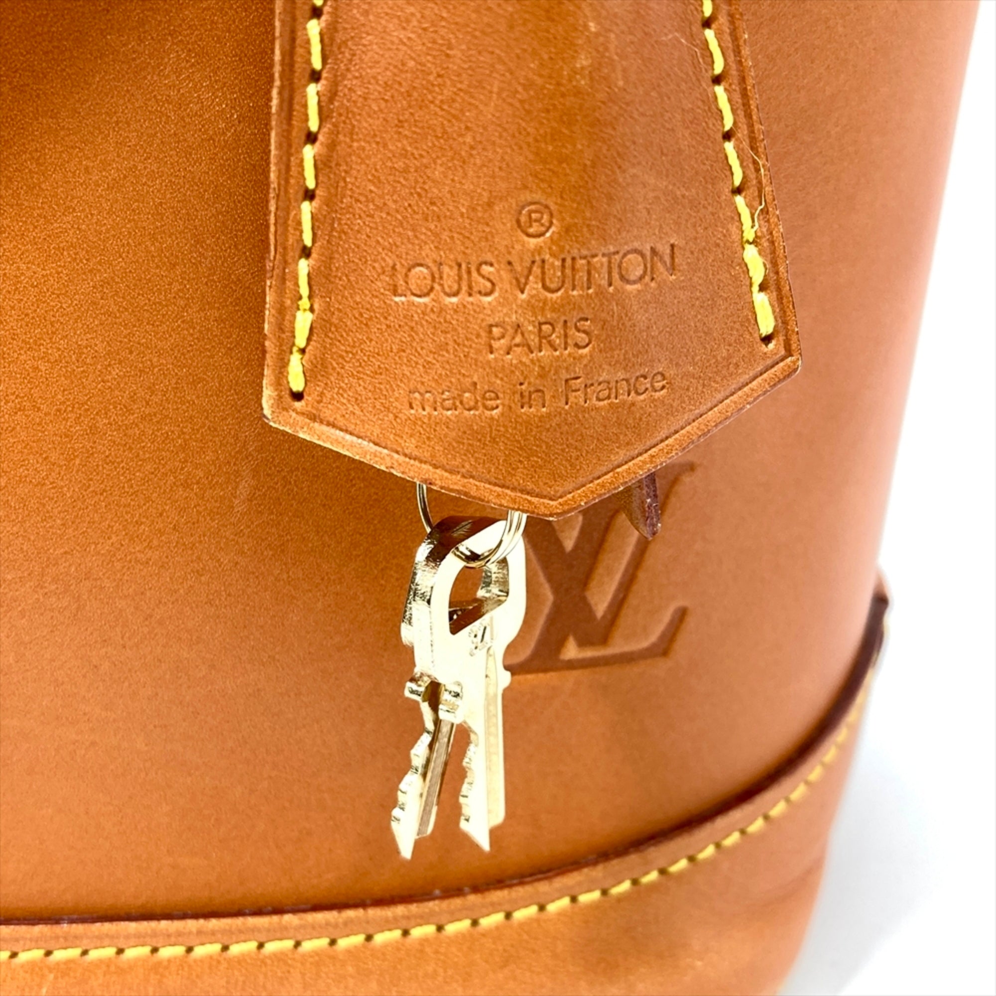 Louis Vuitton Camel Nomade Leather Handbag (Pre-Owned)