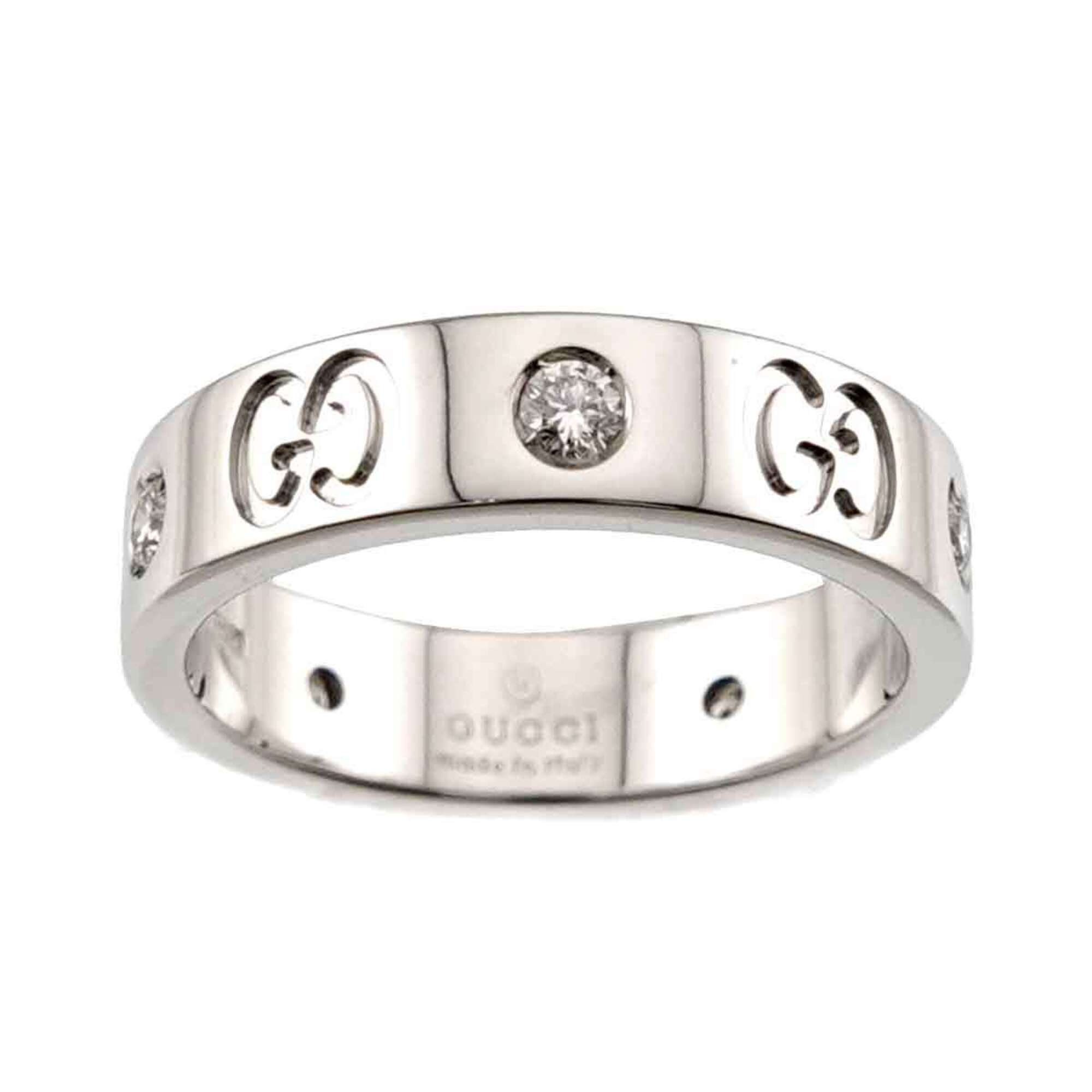 Gucci White Gold (18K) Band Ring (Pre-Owned)