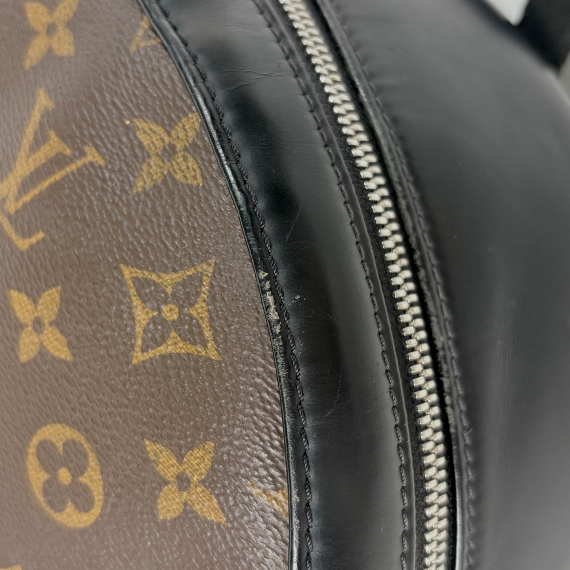 Louis Vuitton Black Brown Monogram Backpack (Pre-Owned)