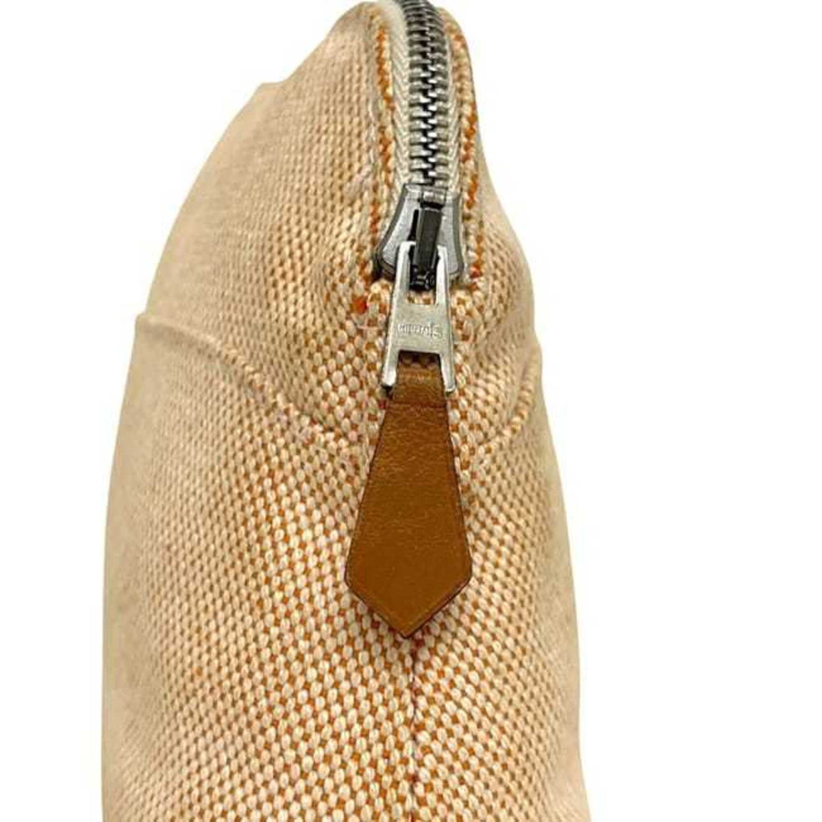 Hermes Beige Toile H Pouch (Pre-Owned)