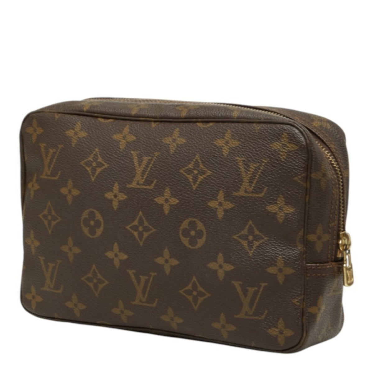 Louis Vuitton Brown Pvc Clutch Bag Pouch (Pre-Owned)