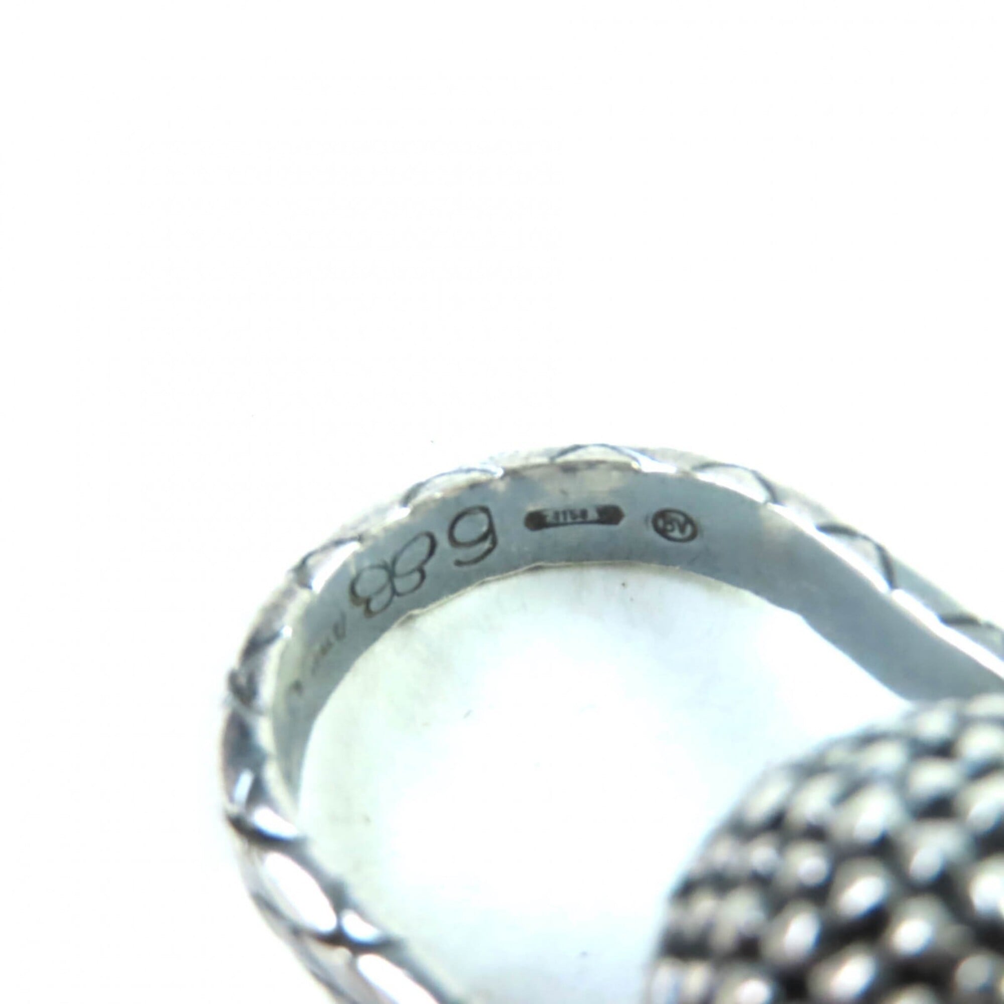 Bottega Veneta Silver Silver 925 Band Ring (Pre-Owned)