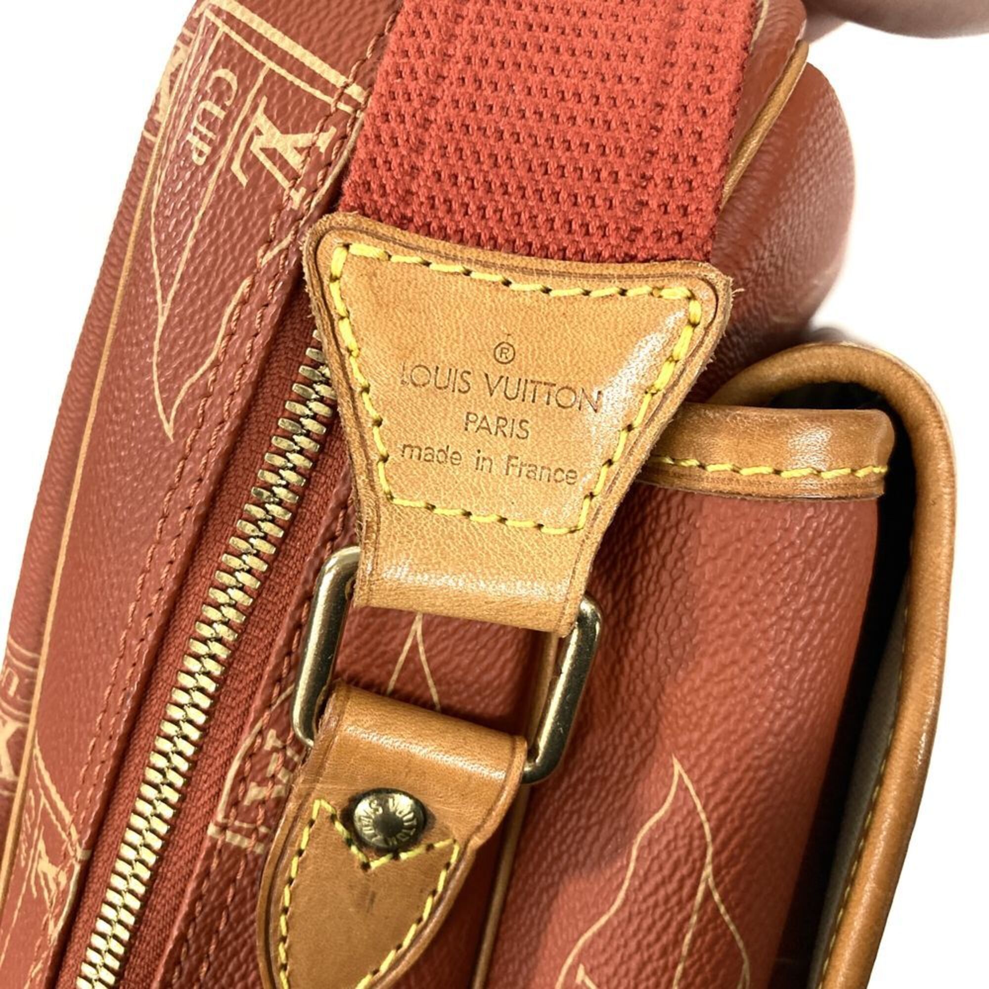 Louis Vuitton Brown Pvc Shoulder Bag (Pre-Owned)