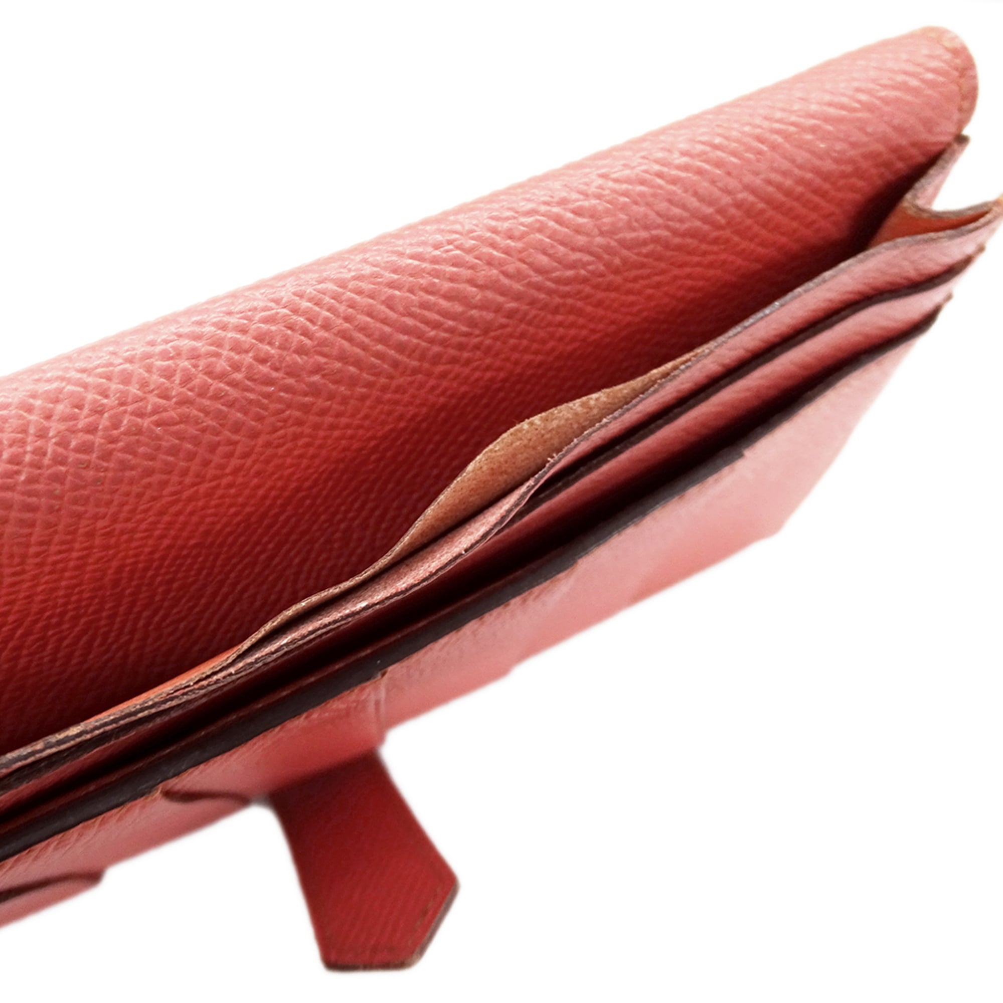 Hermes Pink Red Color Rouge Casaque Soufre Epsom Leather (Pre-Owned)
