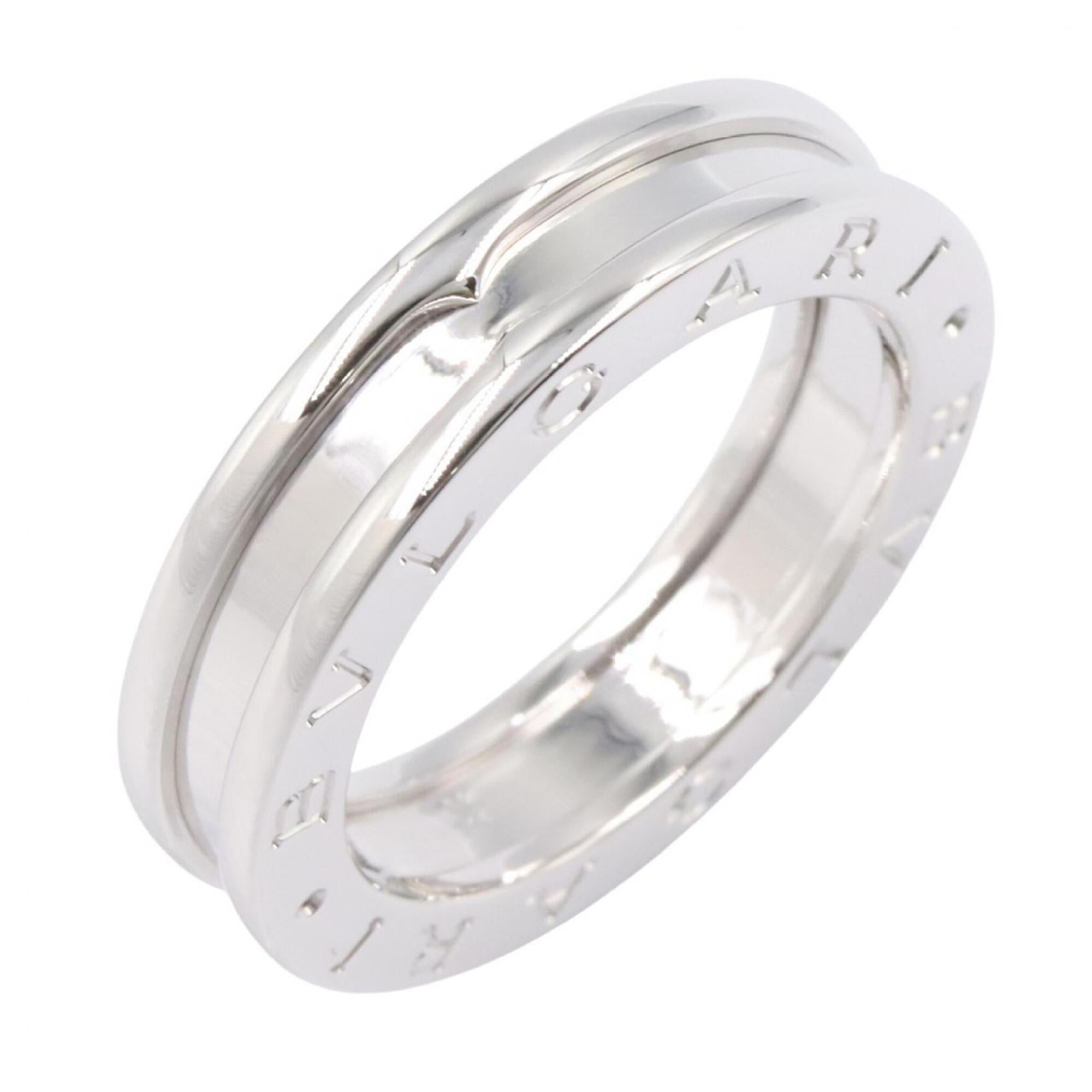 Bvlgari Silver White Gold (18K) Band Ring (Pre-Owned)