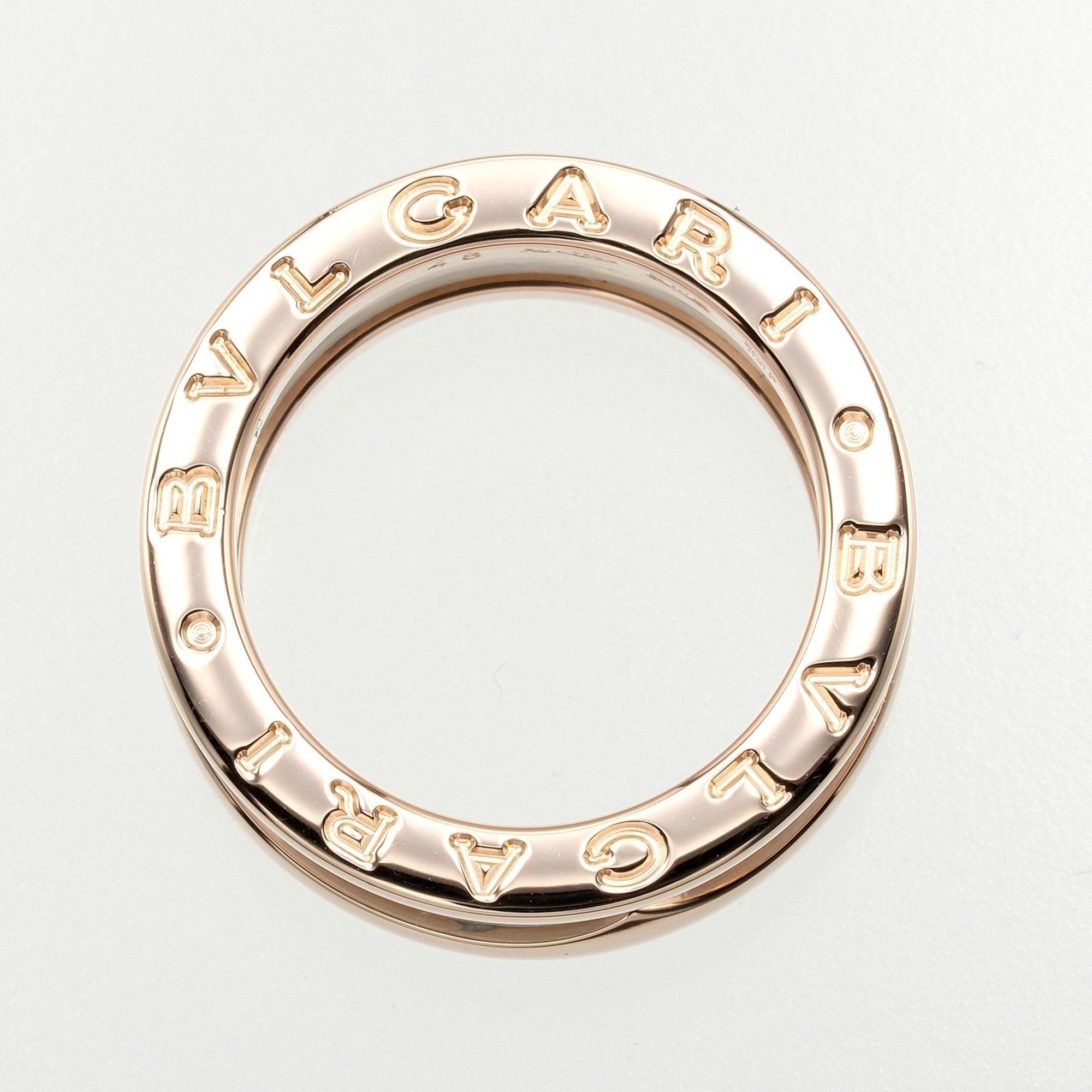 Bvlgari B.Zero1 Pink Gold Ceramic Pink Gold (18K) Band Ring (Pre-Owned)