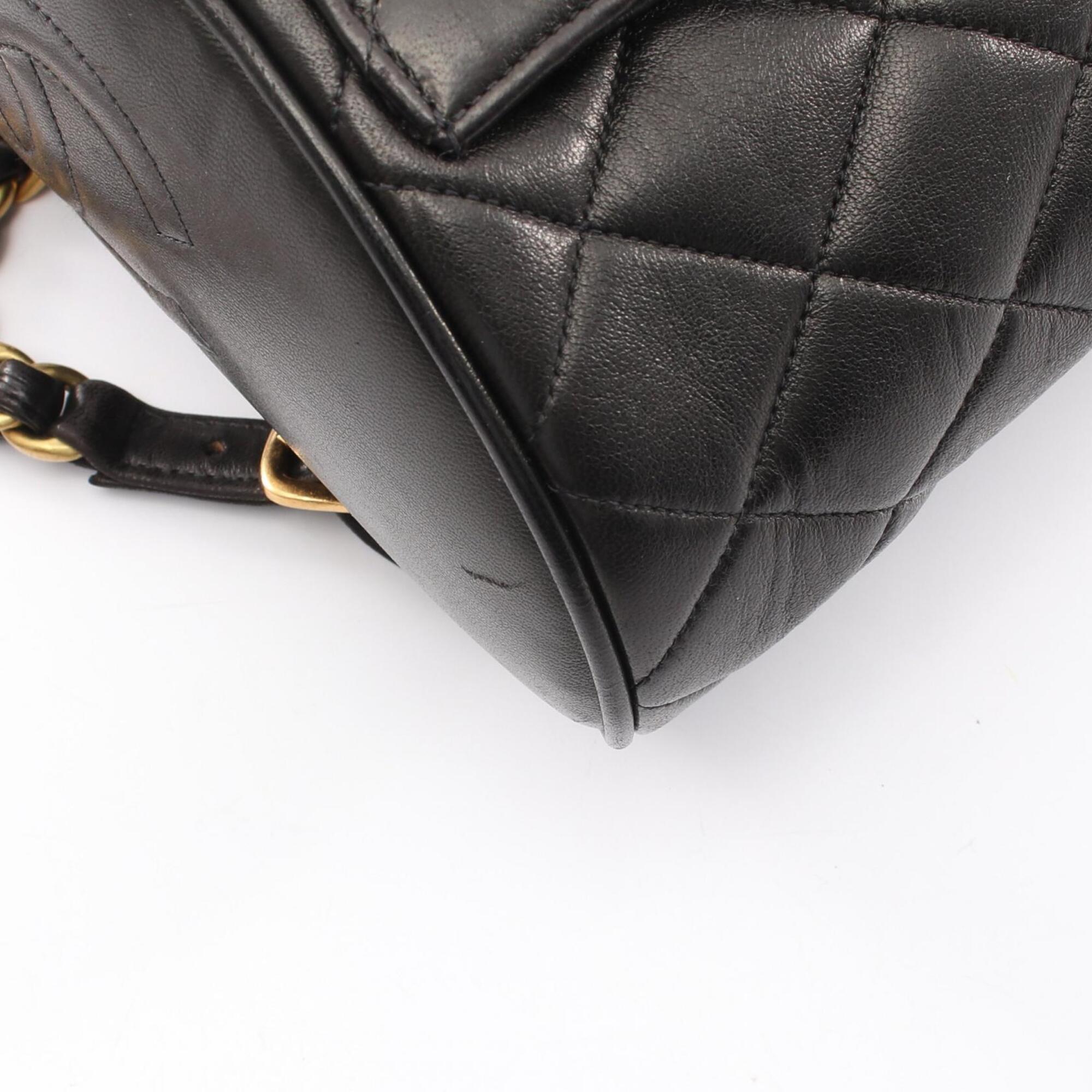 Chanel Black Leather Backpack (Pre-Owned)