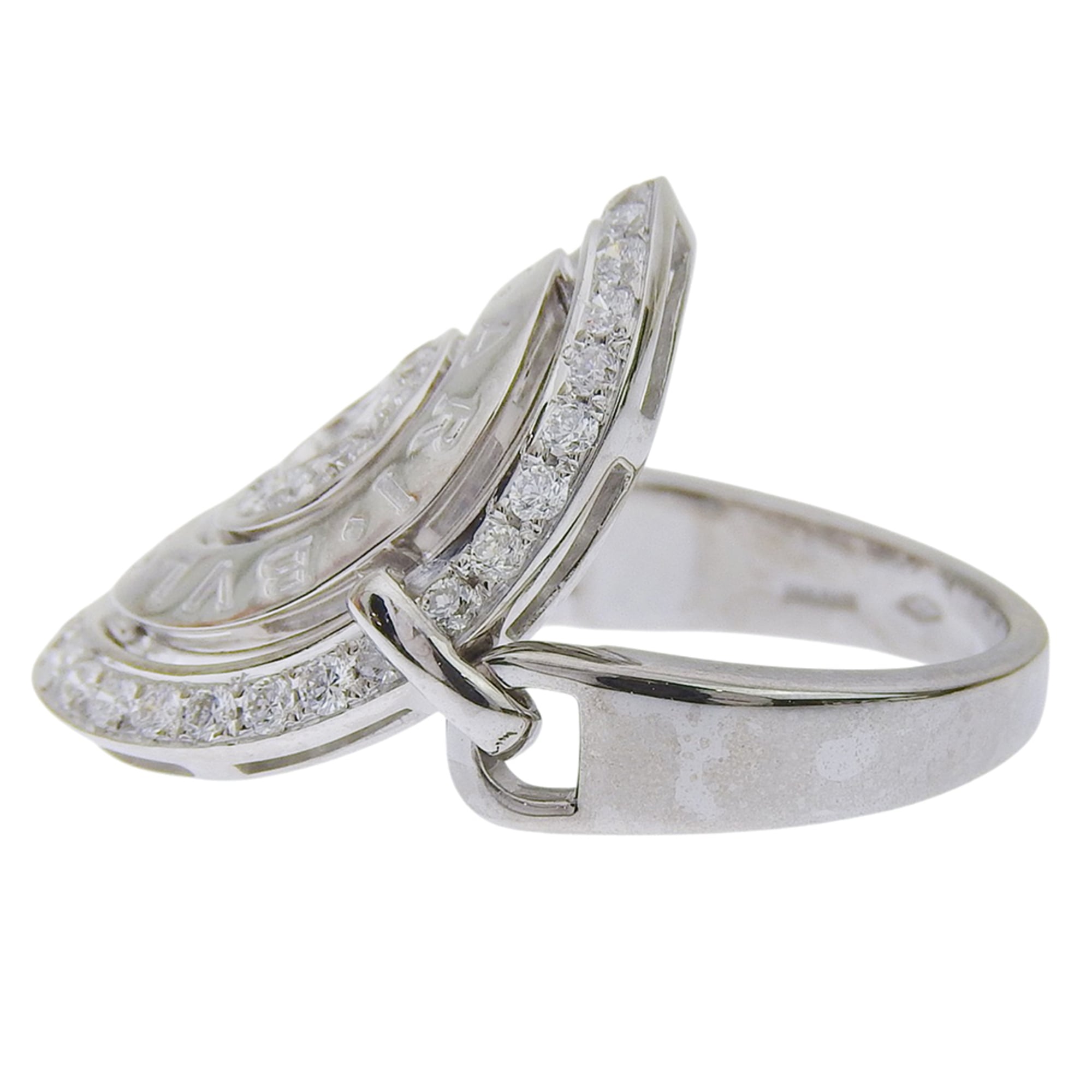 Bvlgari White Gold (18K) Band Ring (Pre-Owned)