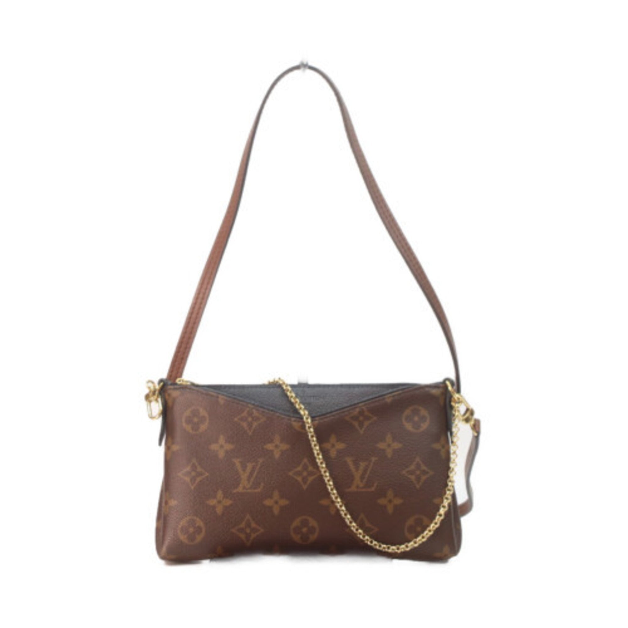 Louis Vuitton Beige Monogram Shoulder Bag (Pre-Owned)
