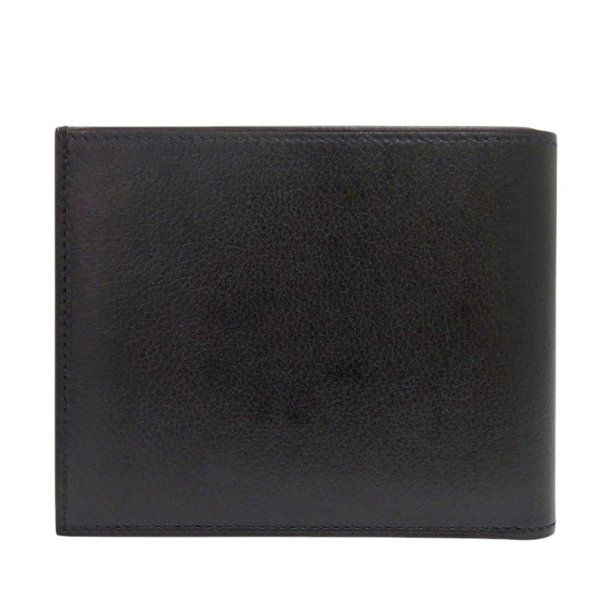 Hermes Black Evergrain Leather Wallet (Bi-Fold) (Pre-Owned)
