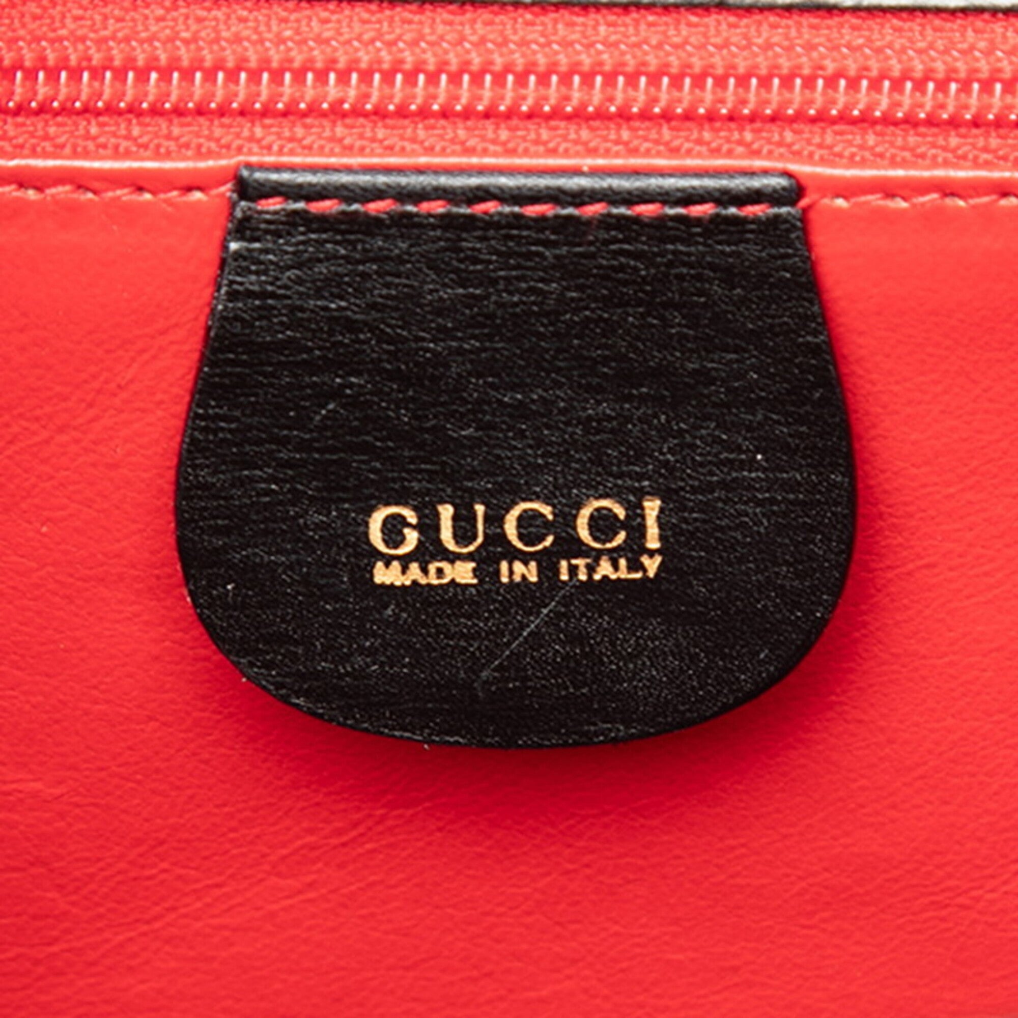 Gucci Black Leather Handbag (Pre-Owned)
