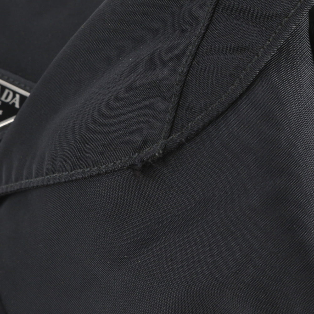 Prada Black Leather Nylon Backpack (Pre-Owned)