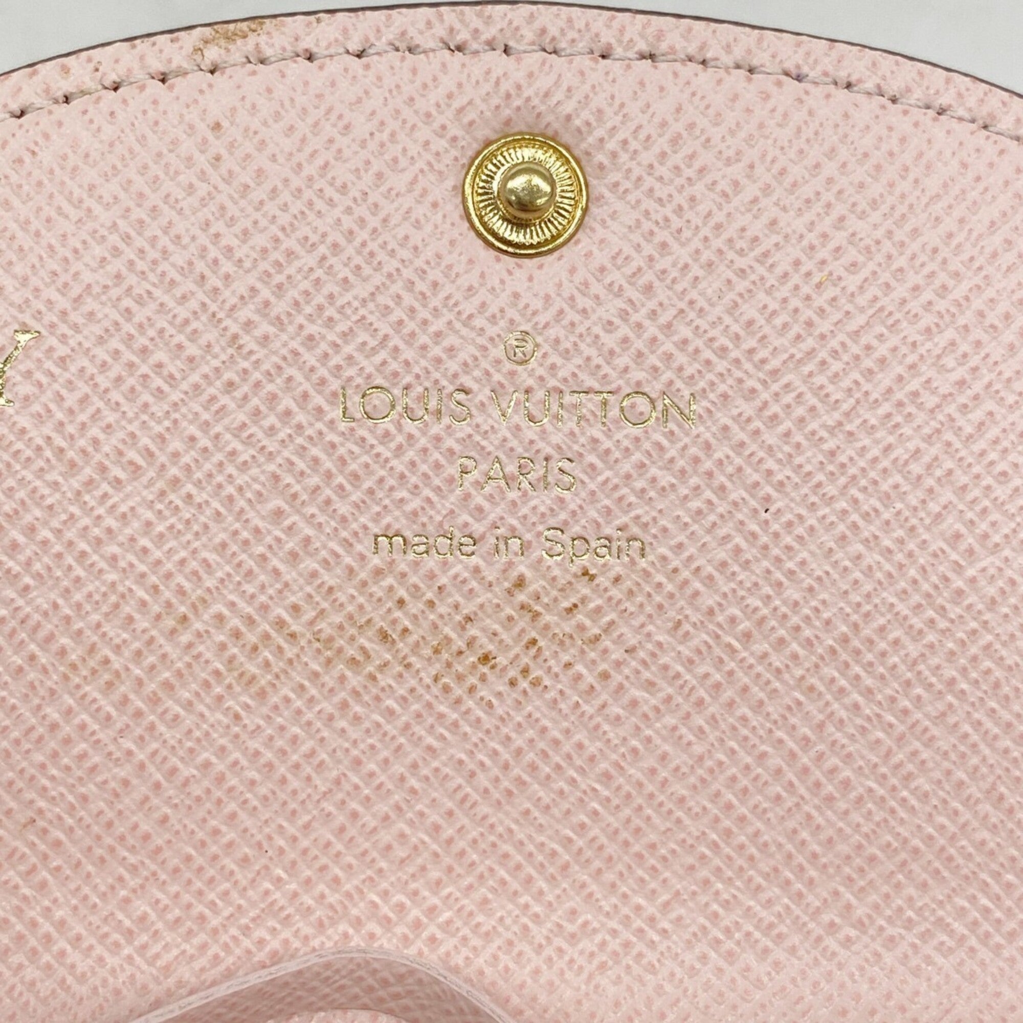 Louis Vuitton Ebene Coin Purse/Coin Case (Pre-Owned)