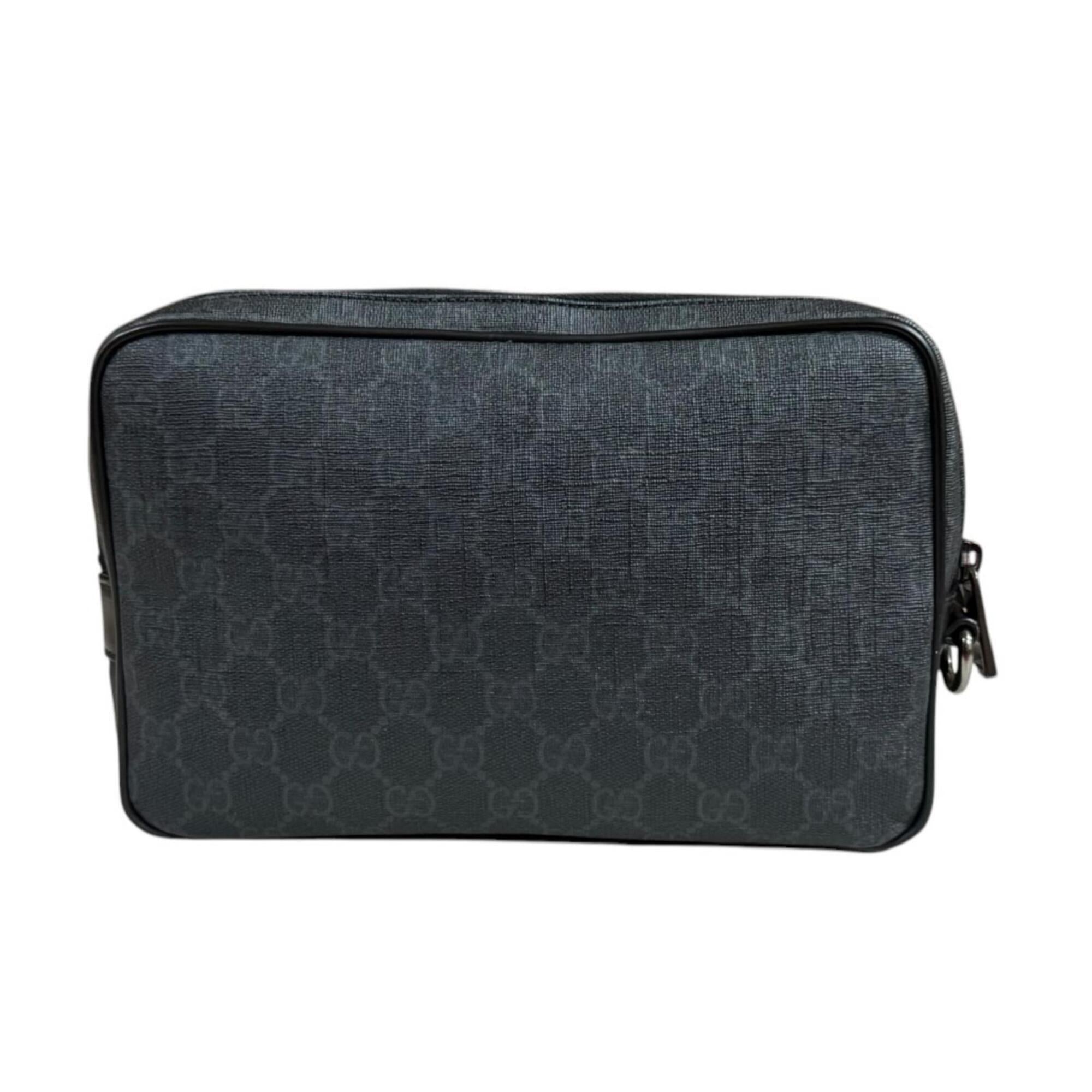 Gucci Black Gg Supreme Handbag (Pre-Owned)