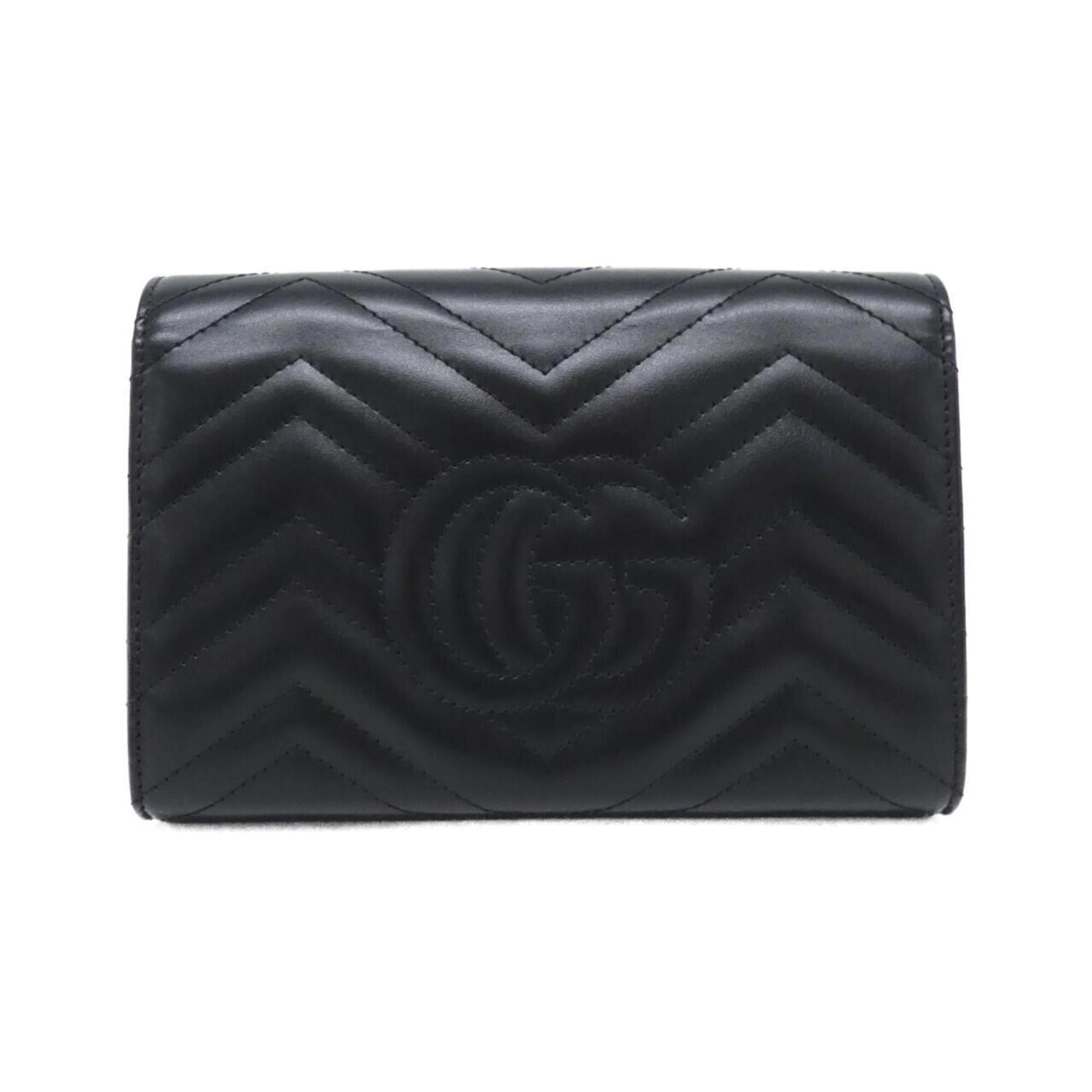 Gucci Black Quilting Leather Shoulder Bag (Pre-Owned)