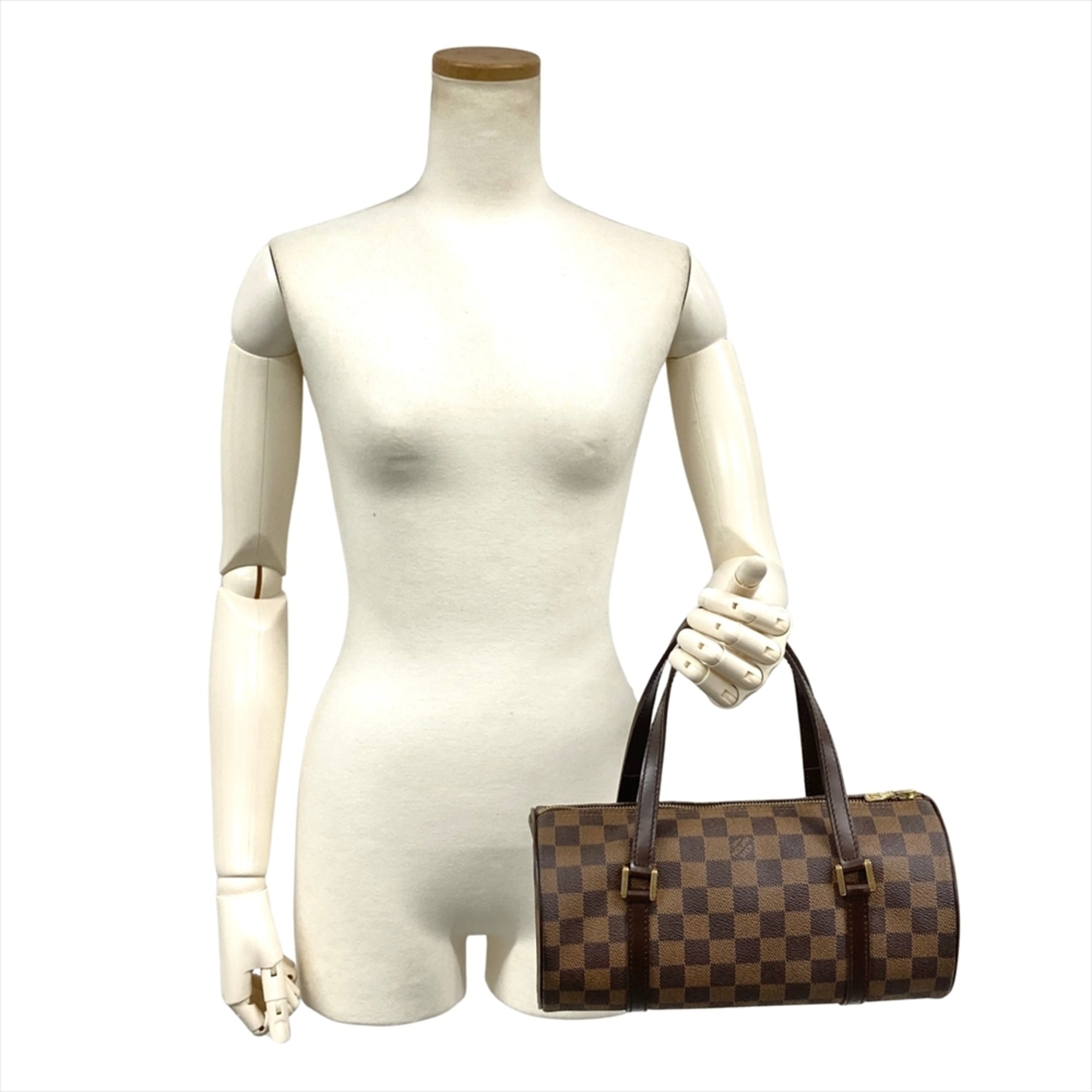 Louis Vuitton Brown Ebene Damier Canvas Shoulder Bag (Pre-Owned)
