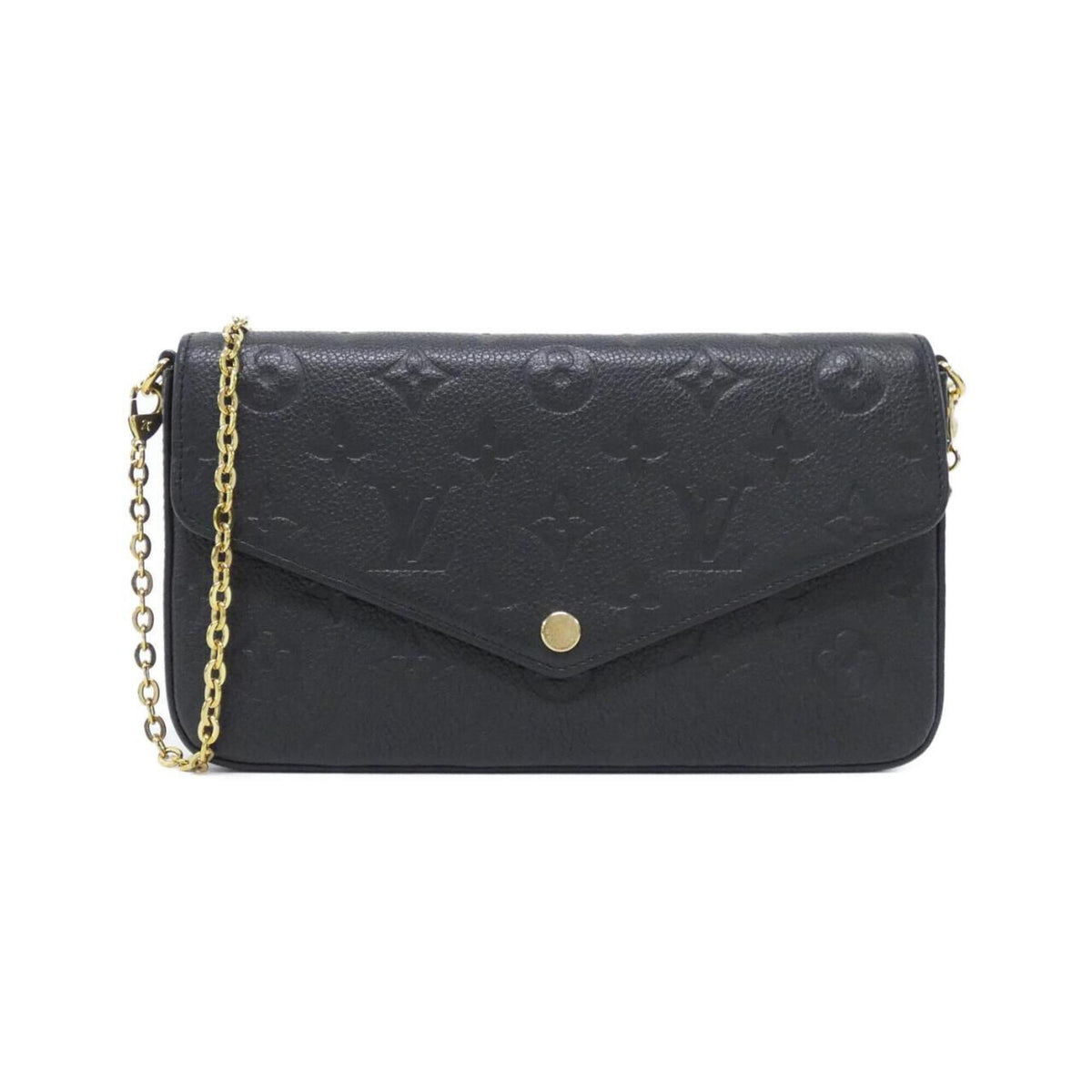 Louis Vuitton Black Monogram Empreinte Pochette Shoulder Bag (Pre-Owned)
