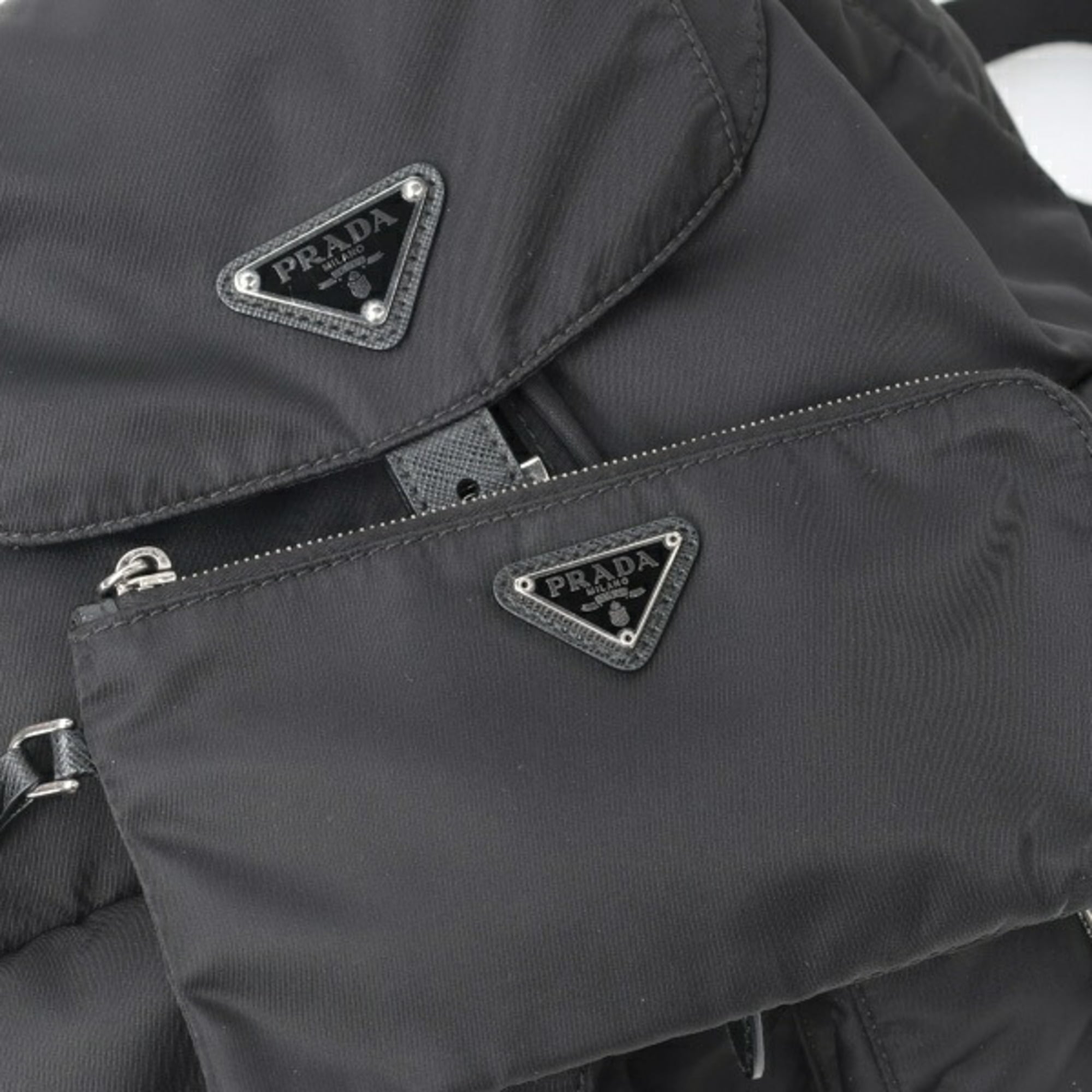 Prada Black Fabric Backpack (Pre-Owned)