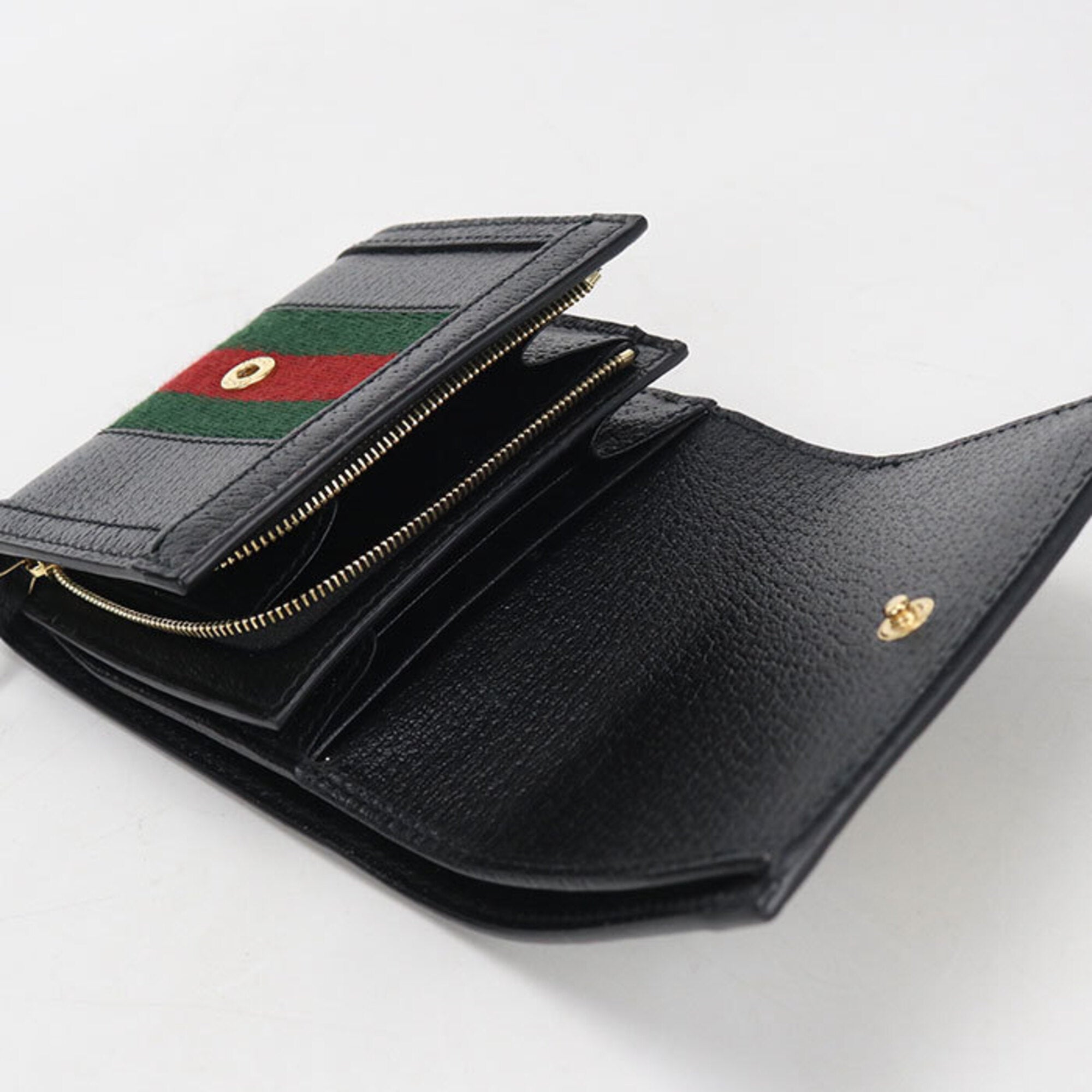 Gucci Black Leather Wallet (Bi-Fold) (Pre-Owned)