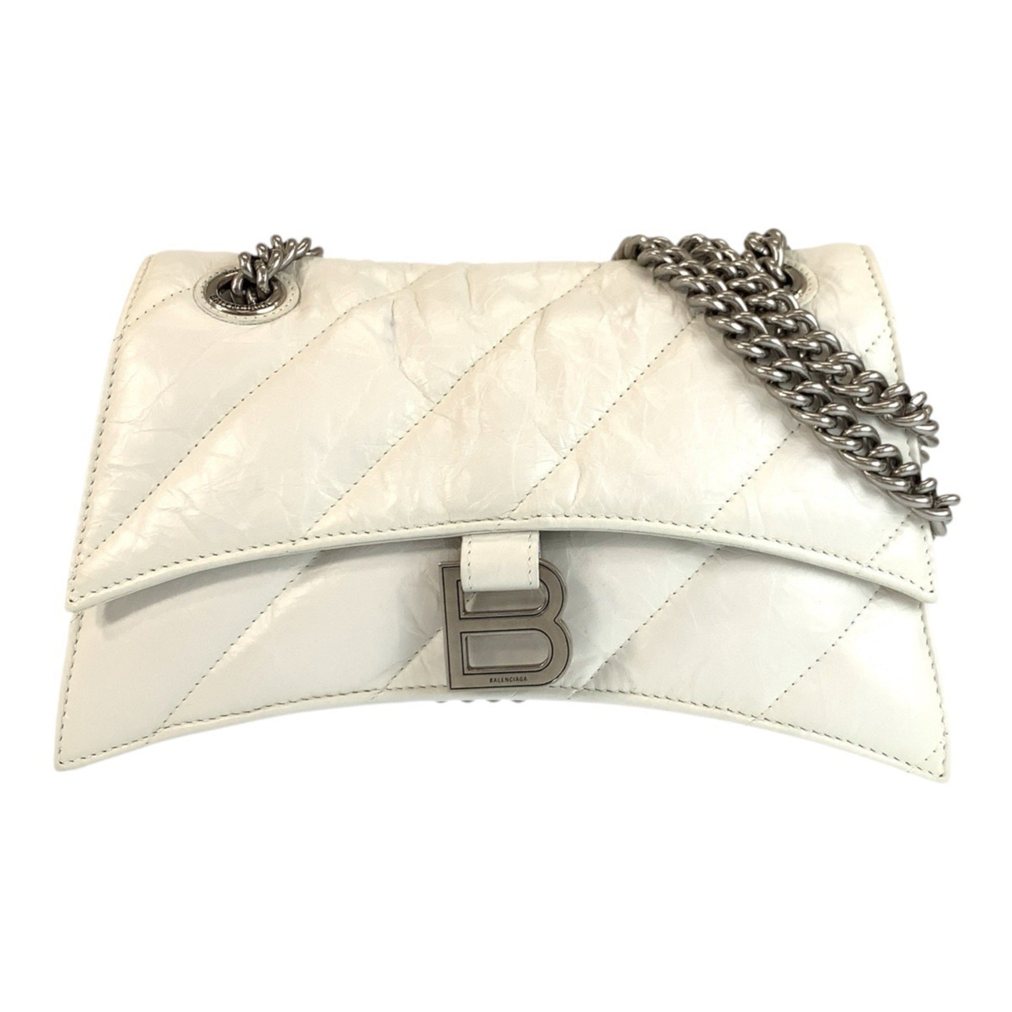 Balenciaga White Leather Shoulder Bag (Pre-Owned)