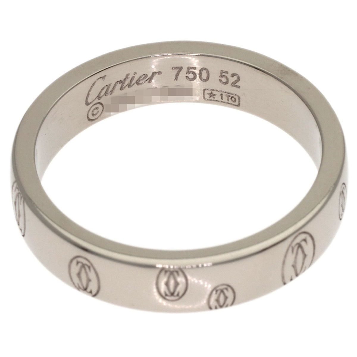 Cartier White Gold White Gold (18K) Band Ring (Pre-Owned)