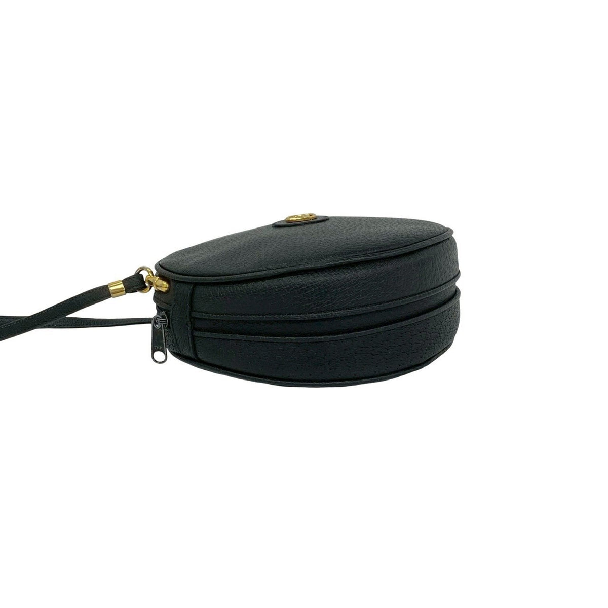 Gucci Black Leather Pochette Shoulder Bag (Pre-Owned)