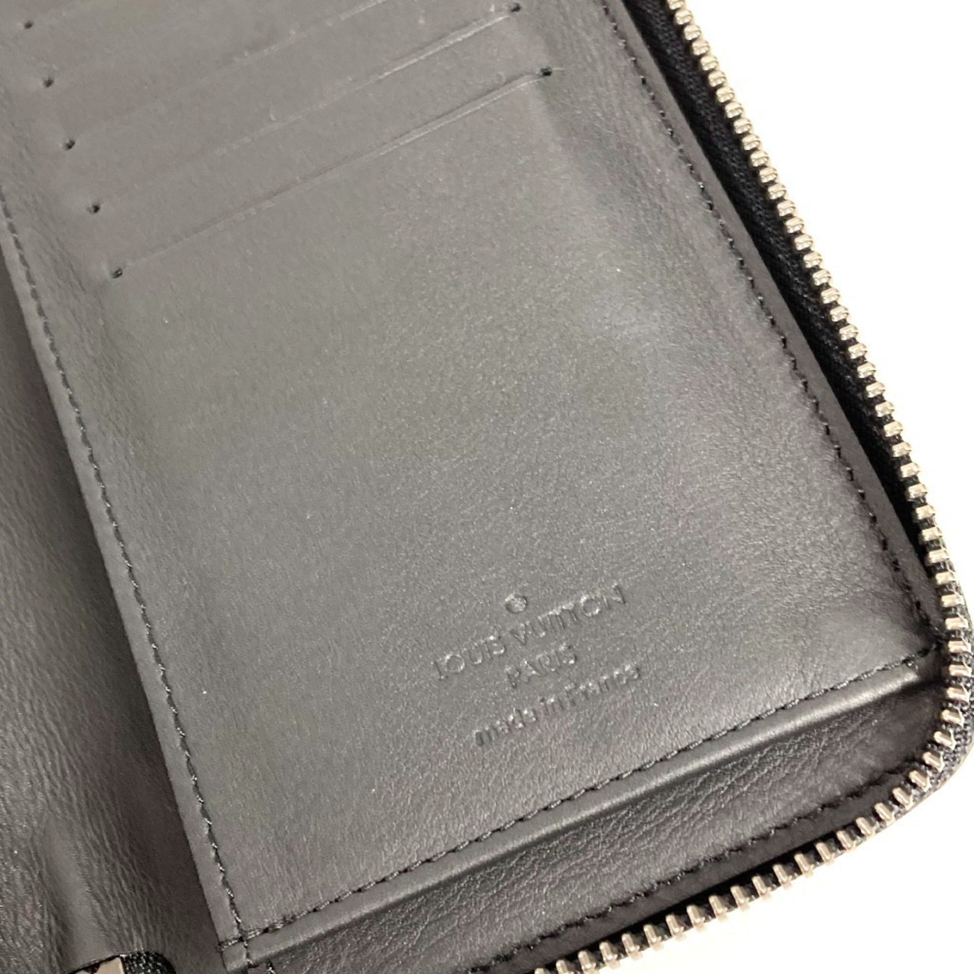Louis Vuitton Black Infini Onyx Damier Infini Long Wallet (Bi-Fold) (Pre-Owned)