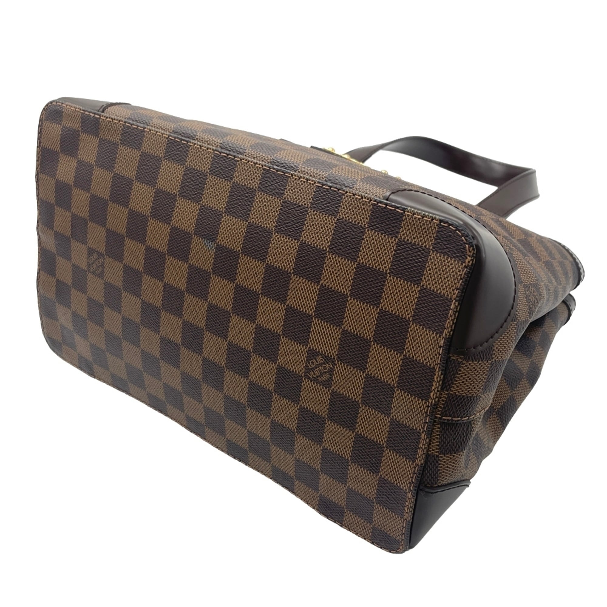 Louis Vuitton Damier Canvas Ebene Damier Canvas Tote Bag (Pre-Owned)