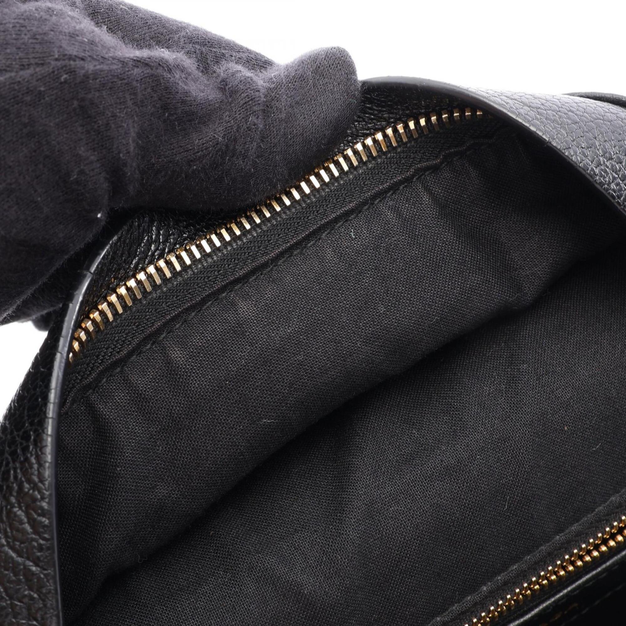 Balenciaga Black Leather Backpack Handbag (Pre-Owned)