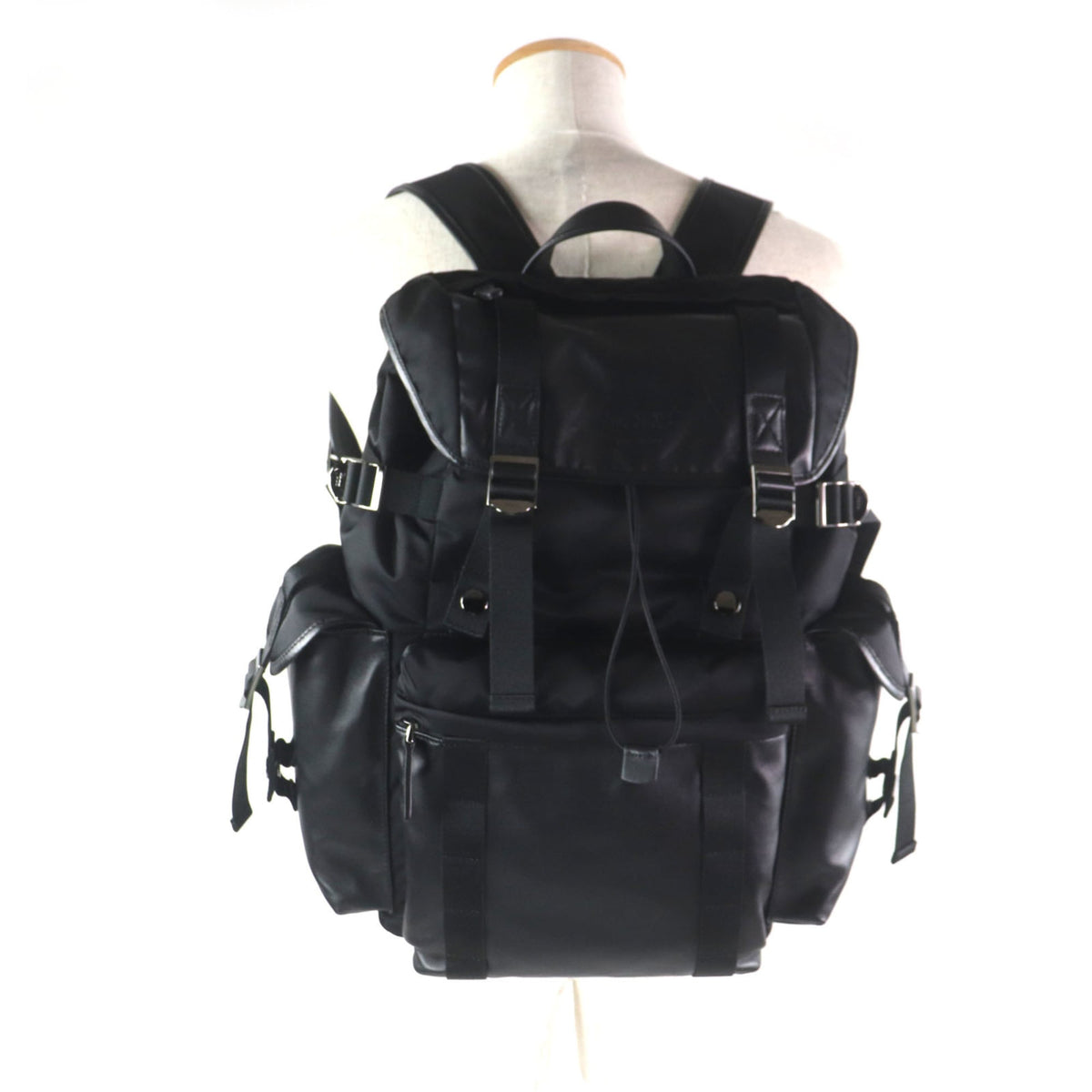 Tod's Black Fabric Leather Backpack (Pre-Owned)