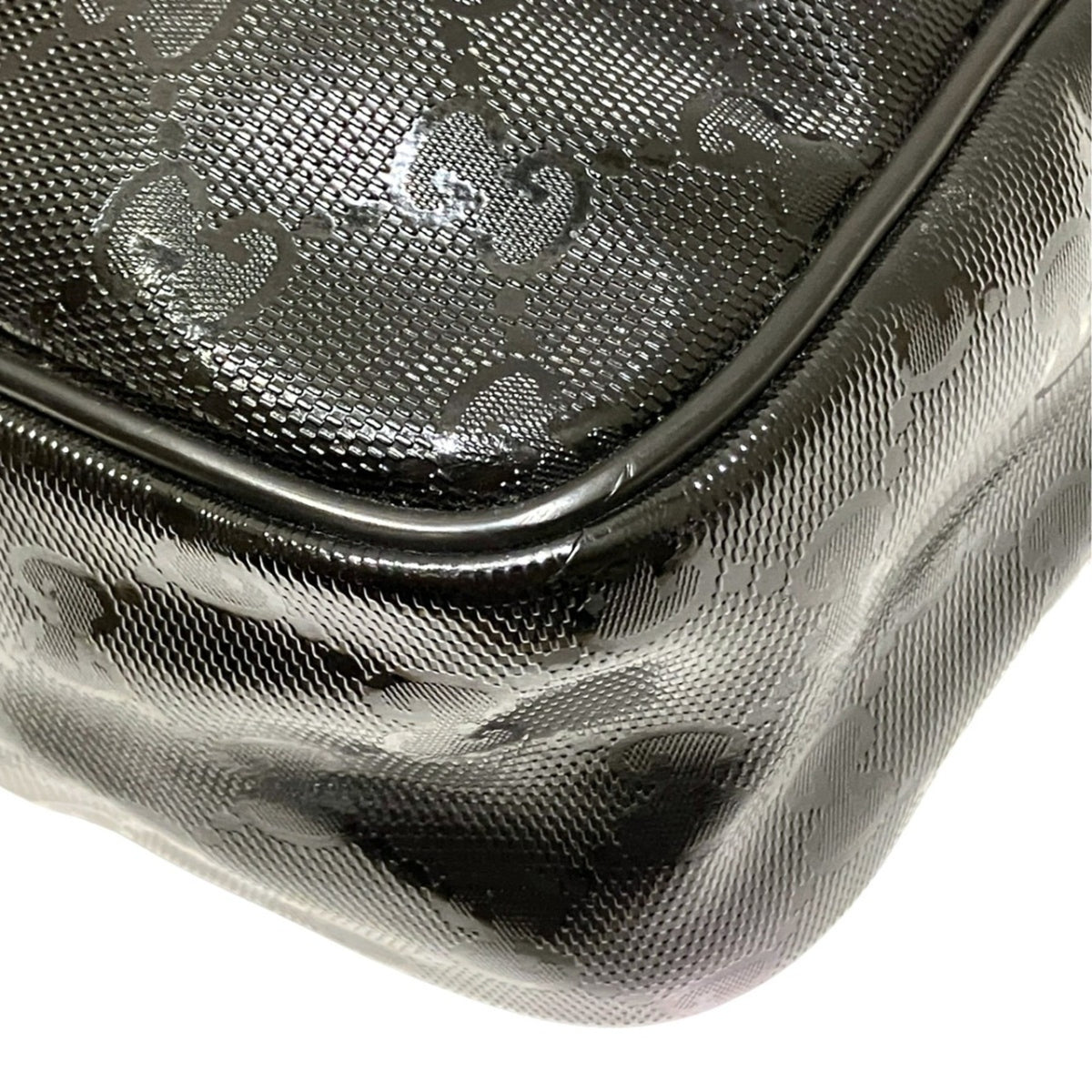 Gucci Black Pvc Shoulder Bag (Pre-Owned)