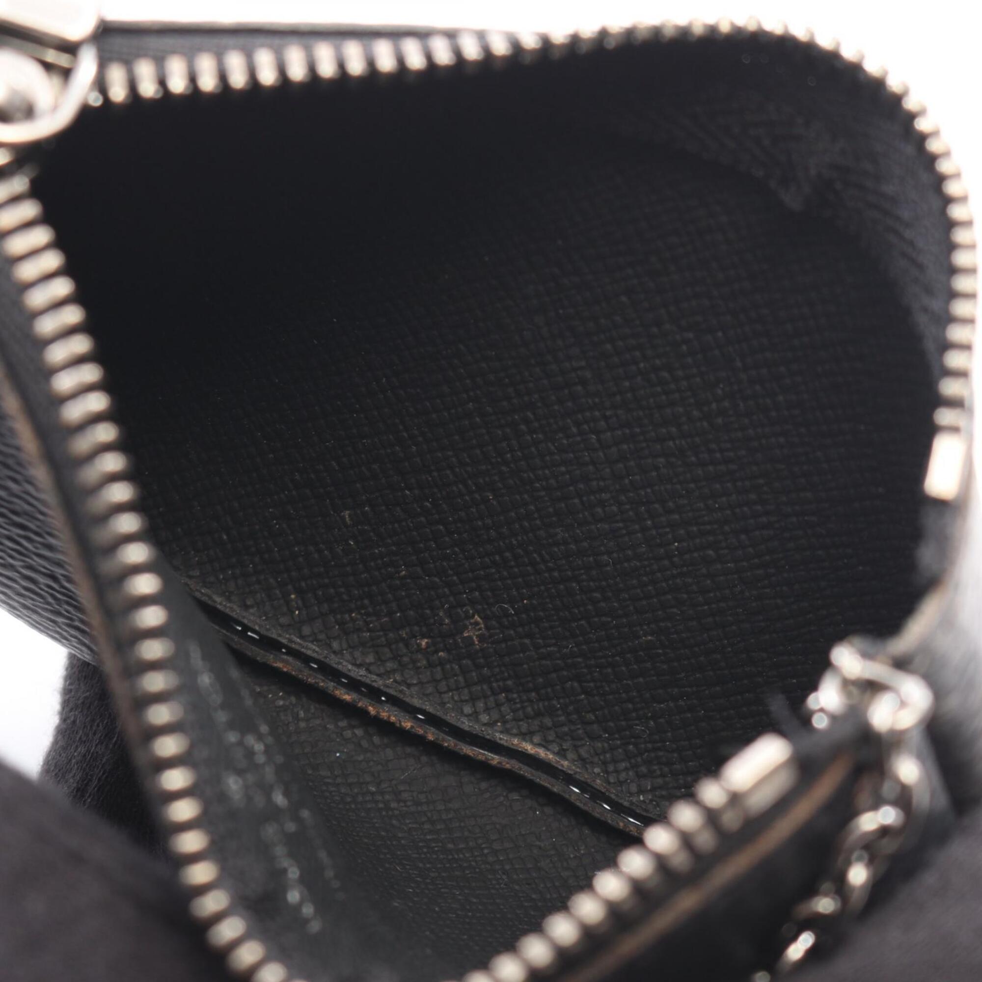Louis Vuitton Black Gray Pvc Coin Purse/Coin Case (Pre-Owned)