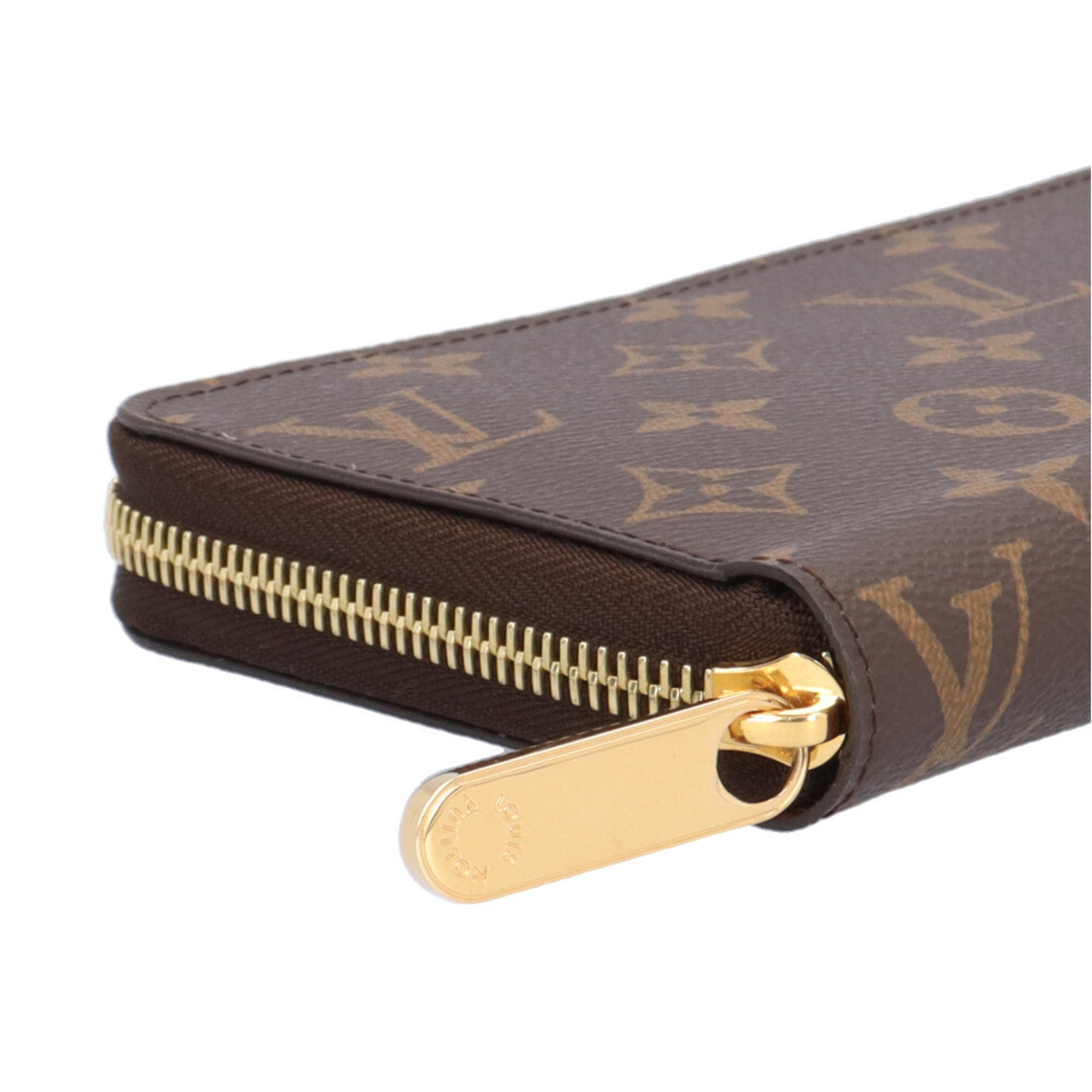 Louis Vuitton Brown Monogram Canvas Long Wallet (Bi-Fold) (Pre-Owned)