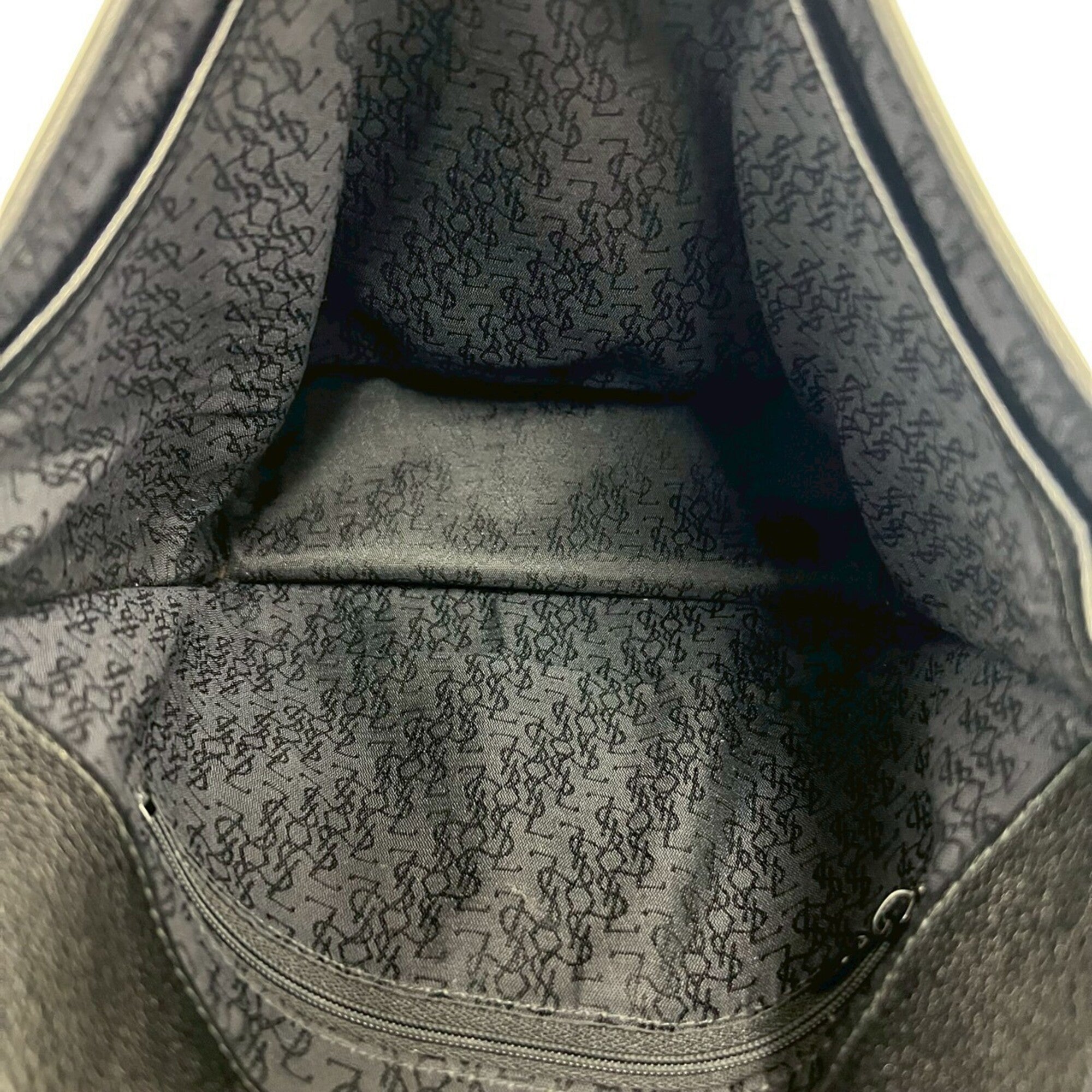 Yves Saint Laurent Black Leather Shoulder Bag (Pre-Owned)