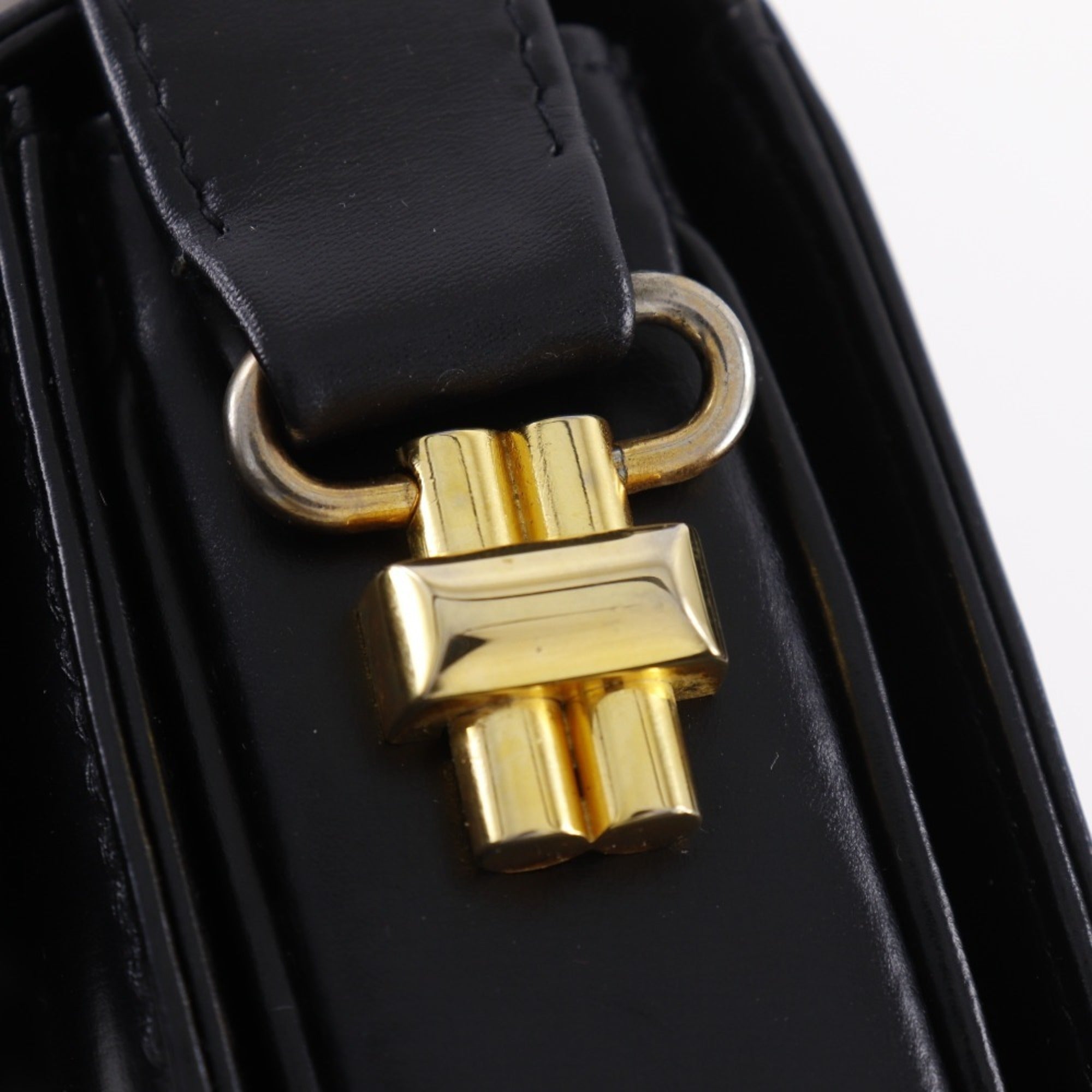 Gucci Black Leather Shoulder Bag (Pre-Owned)