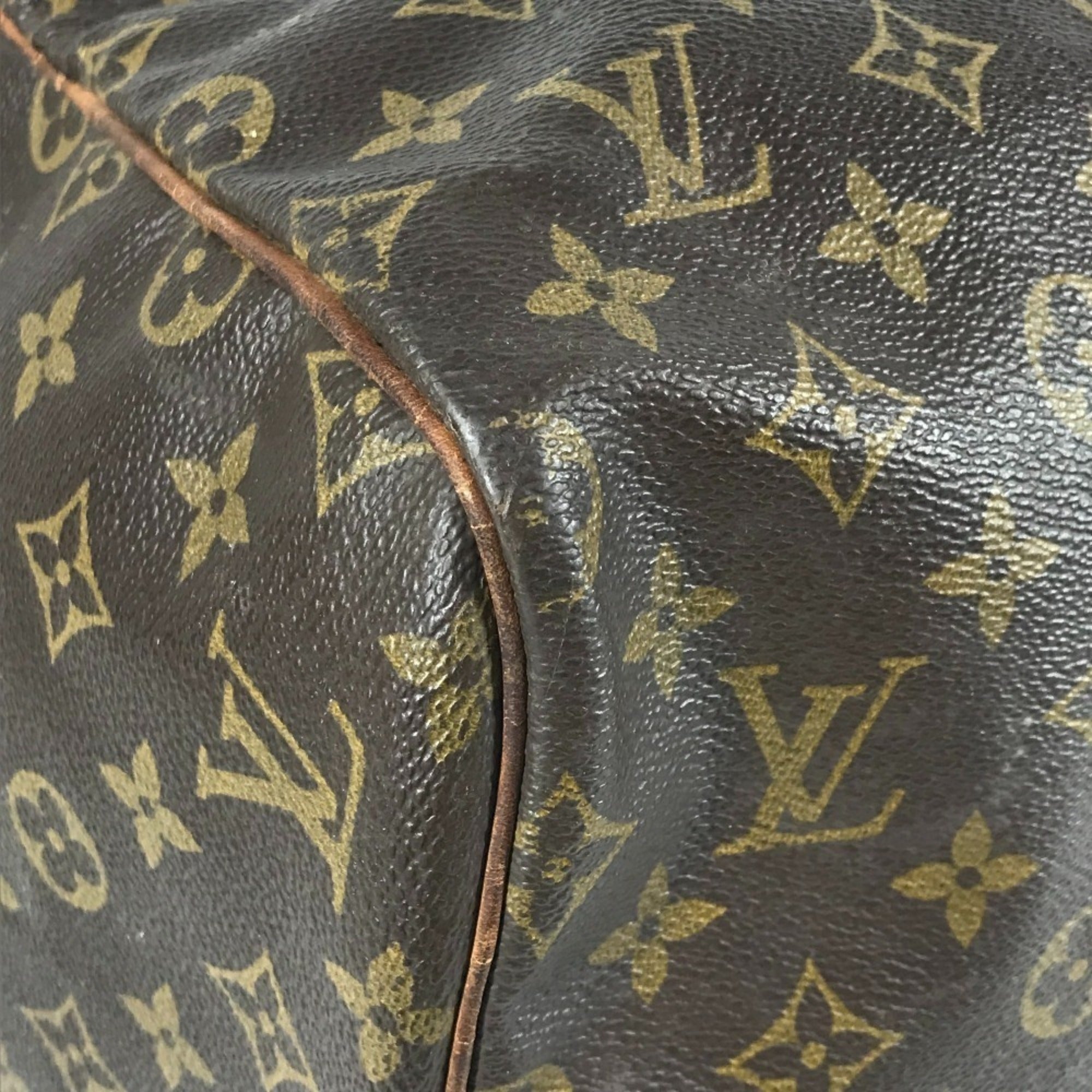 Louis Vuitton Brown Monogram Monogram Boston Bag Handbag (Pre-Owned)