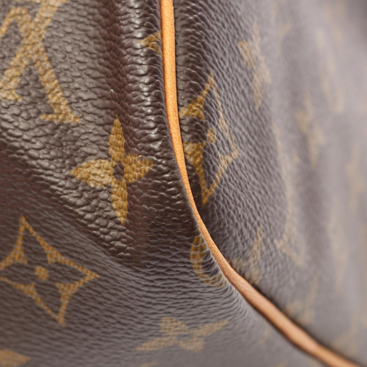 Louis Vuitton Brown Monogram Leather Handbag (Pre-Owned)