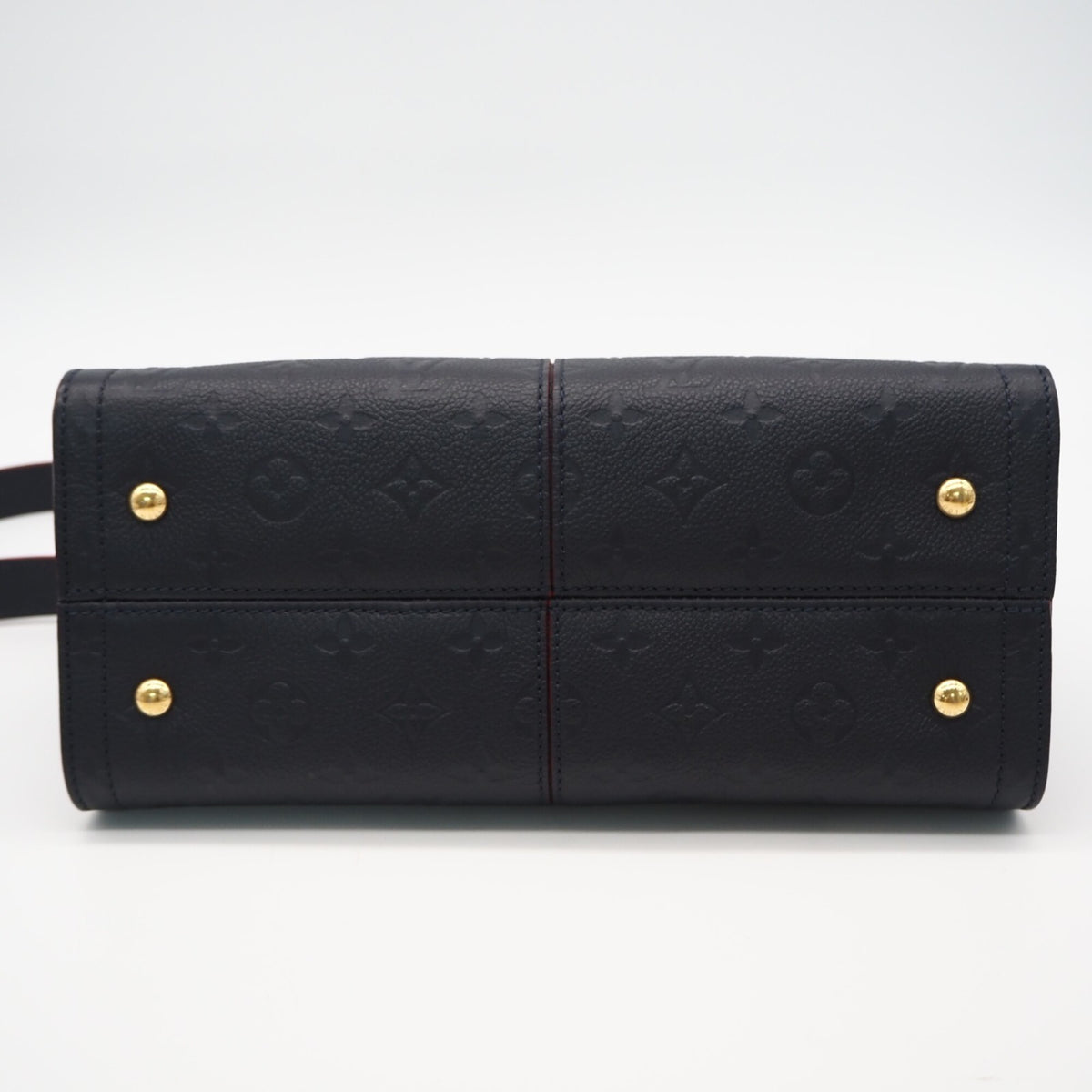Louis Vuitton Monogram Empreinte Marine Rouge Monogram Navy Red Color Monogram Empreinte Handbag (Pre-Owned)