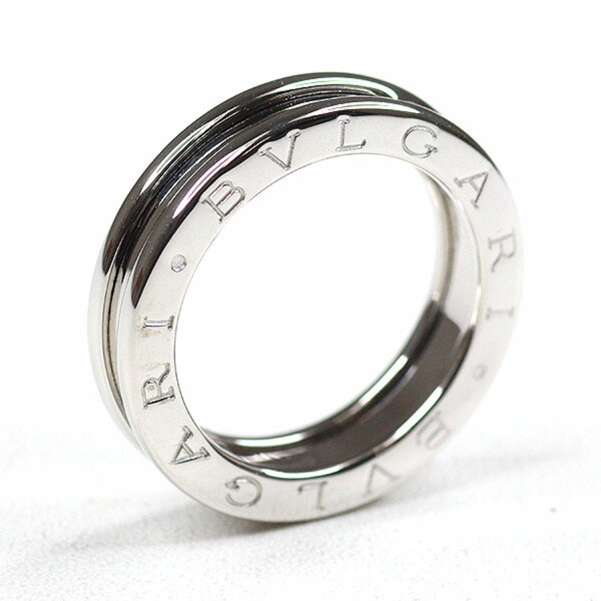 Bvlgari B.Zero1 Silver White Gold (18K) Band Ring (Pre-Owned)