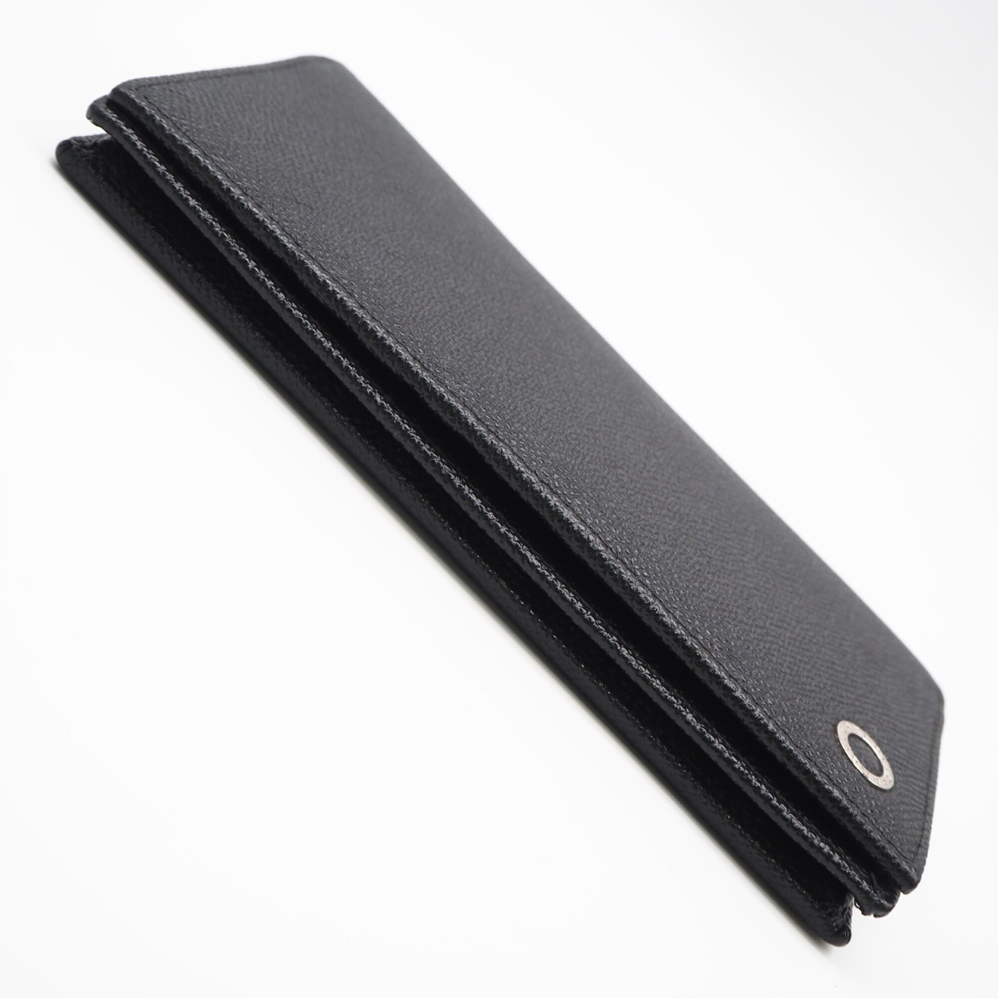 Bvlgari Bvlgari Bvlgari Black Blue Long Wallet (Bi-Fold) (Pre-Owned)