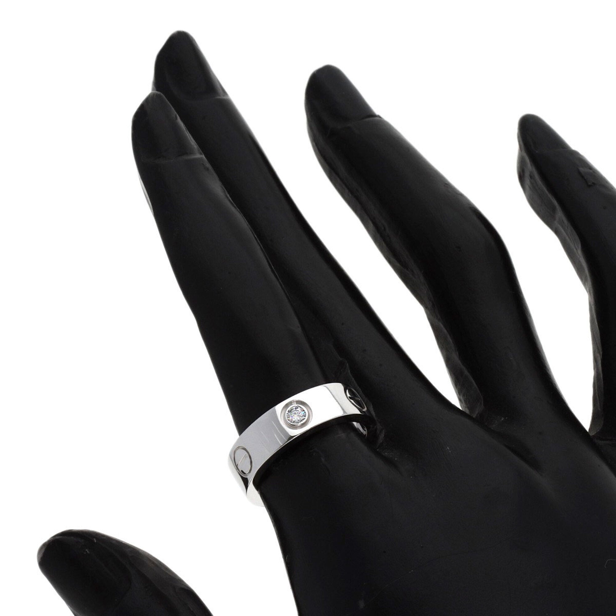Cartier Love White Gold (18K) Band Ring (Pre-Owned)