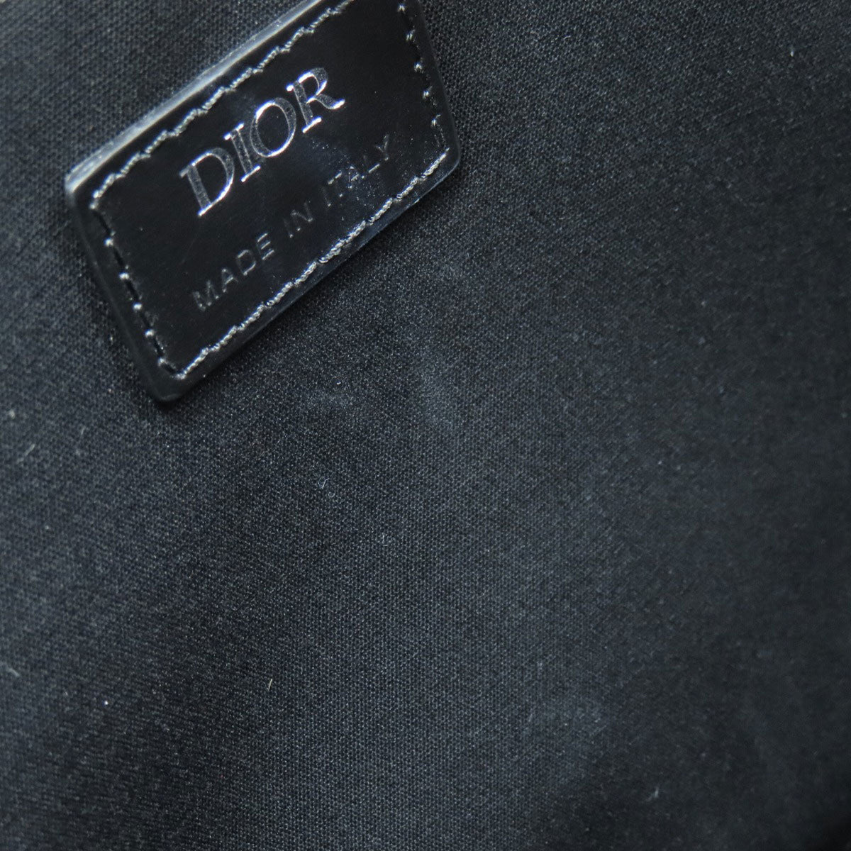 Christian Dior Black Pvc Tote Bag (Pre-Owned)