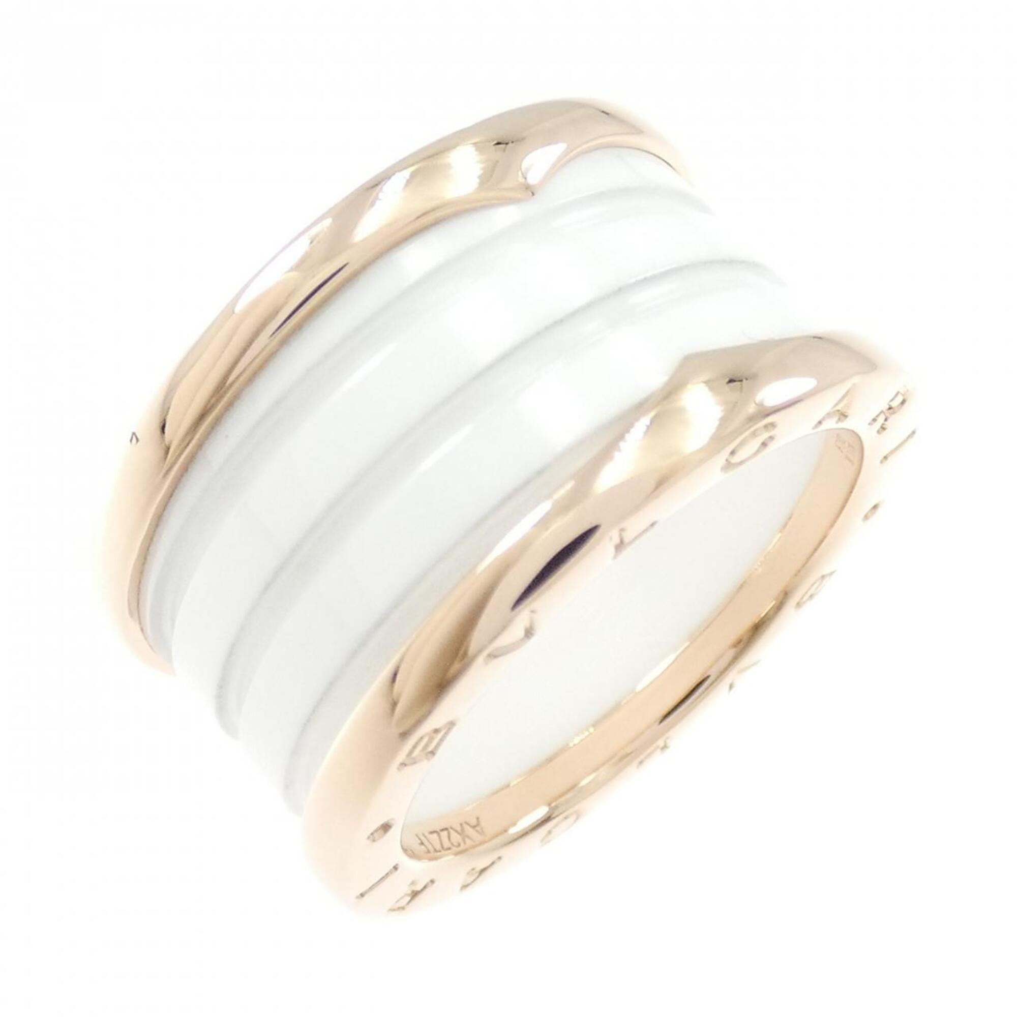 Bvlgari Pink Gold (18K) Ceramic Band Ring (Pre-Owned)